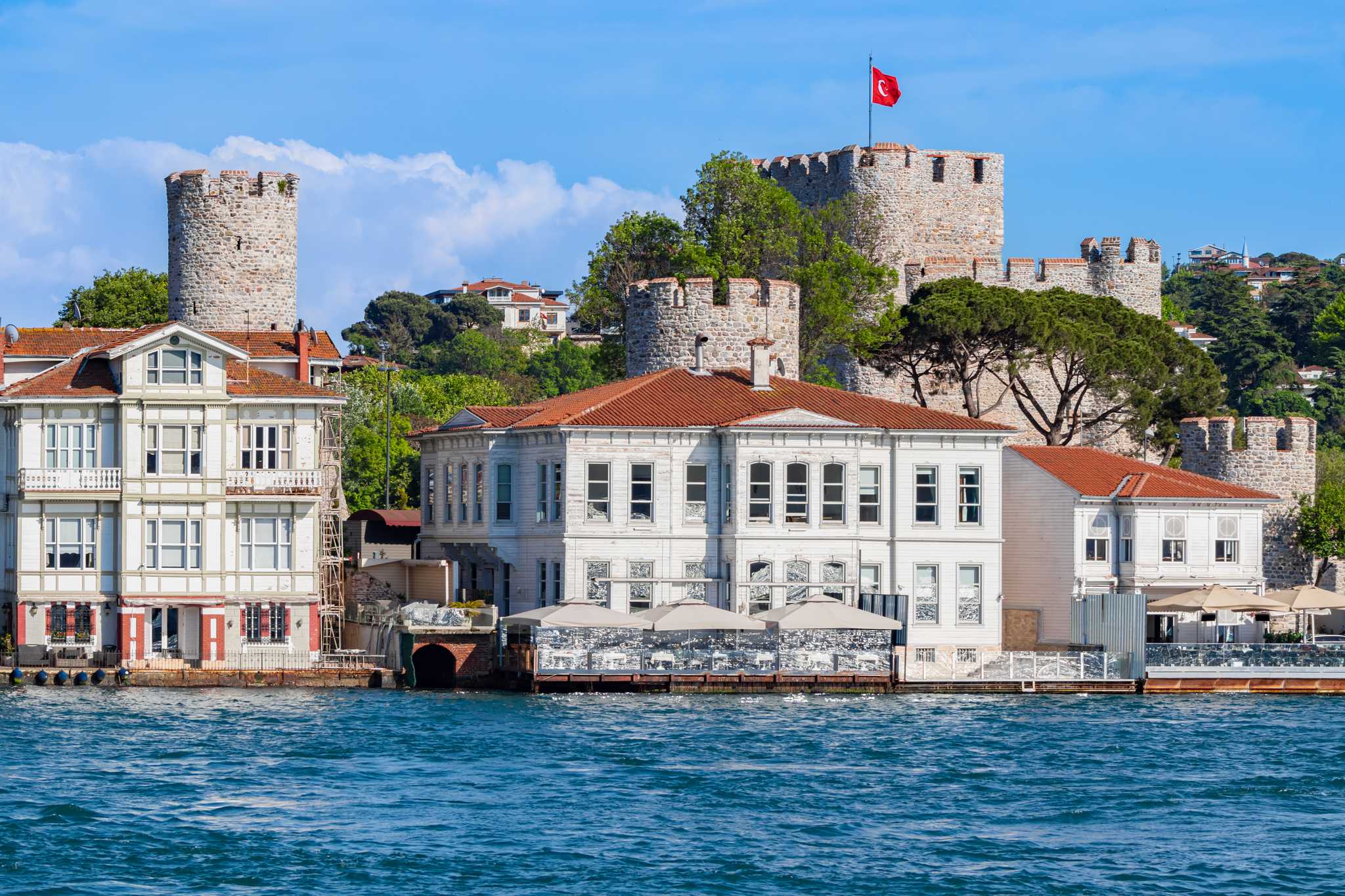 ArrĂȘt de l'itinĂ©raire Ă Anadoluhisari lors d'une excursion privĂ©e d'une journĂ©e depuis Istanbul