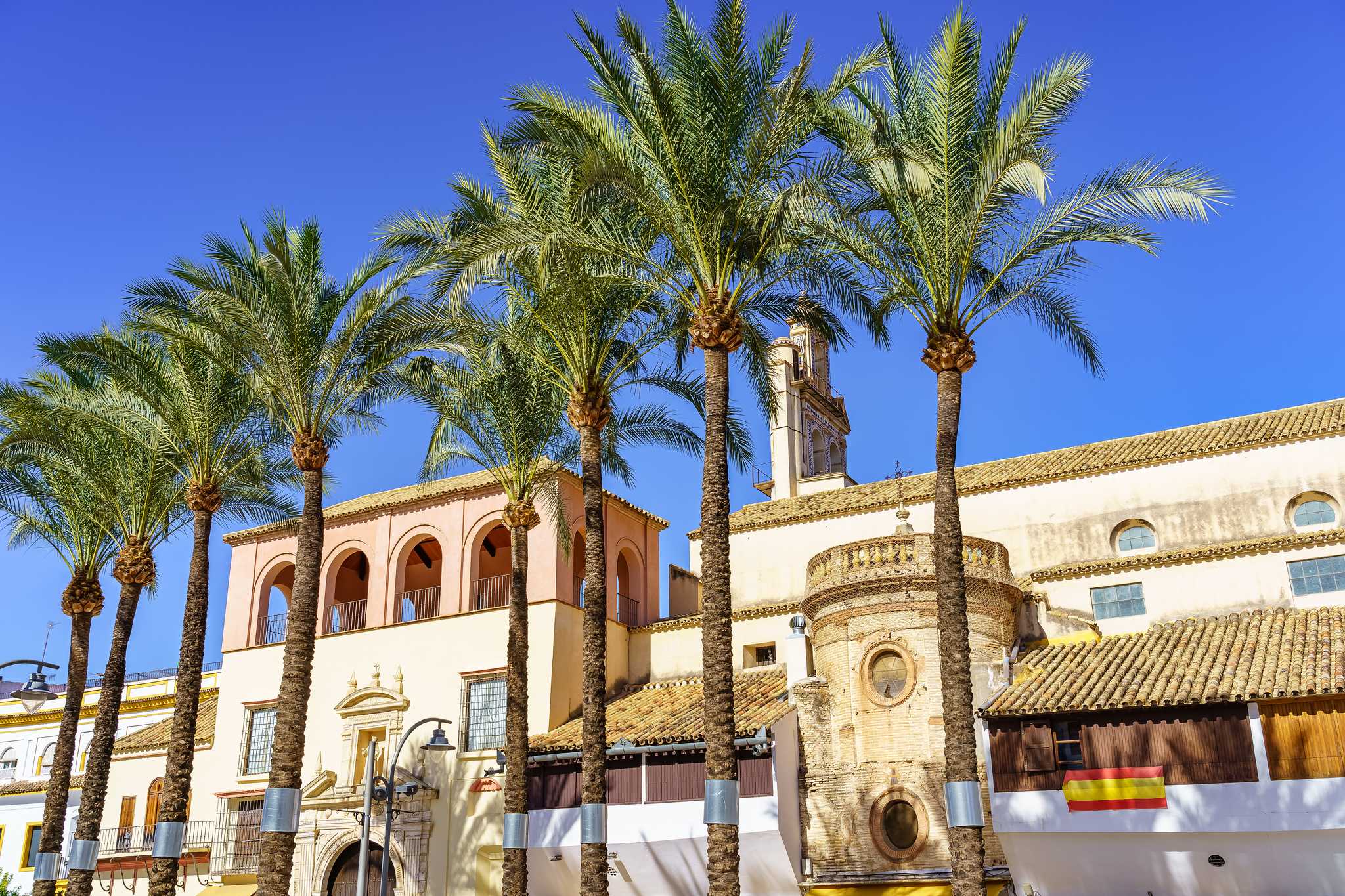 Reiseroute Stop in Ecija auf privatem Tagesausflug von Seville