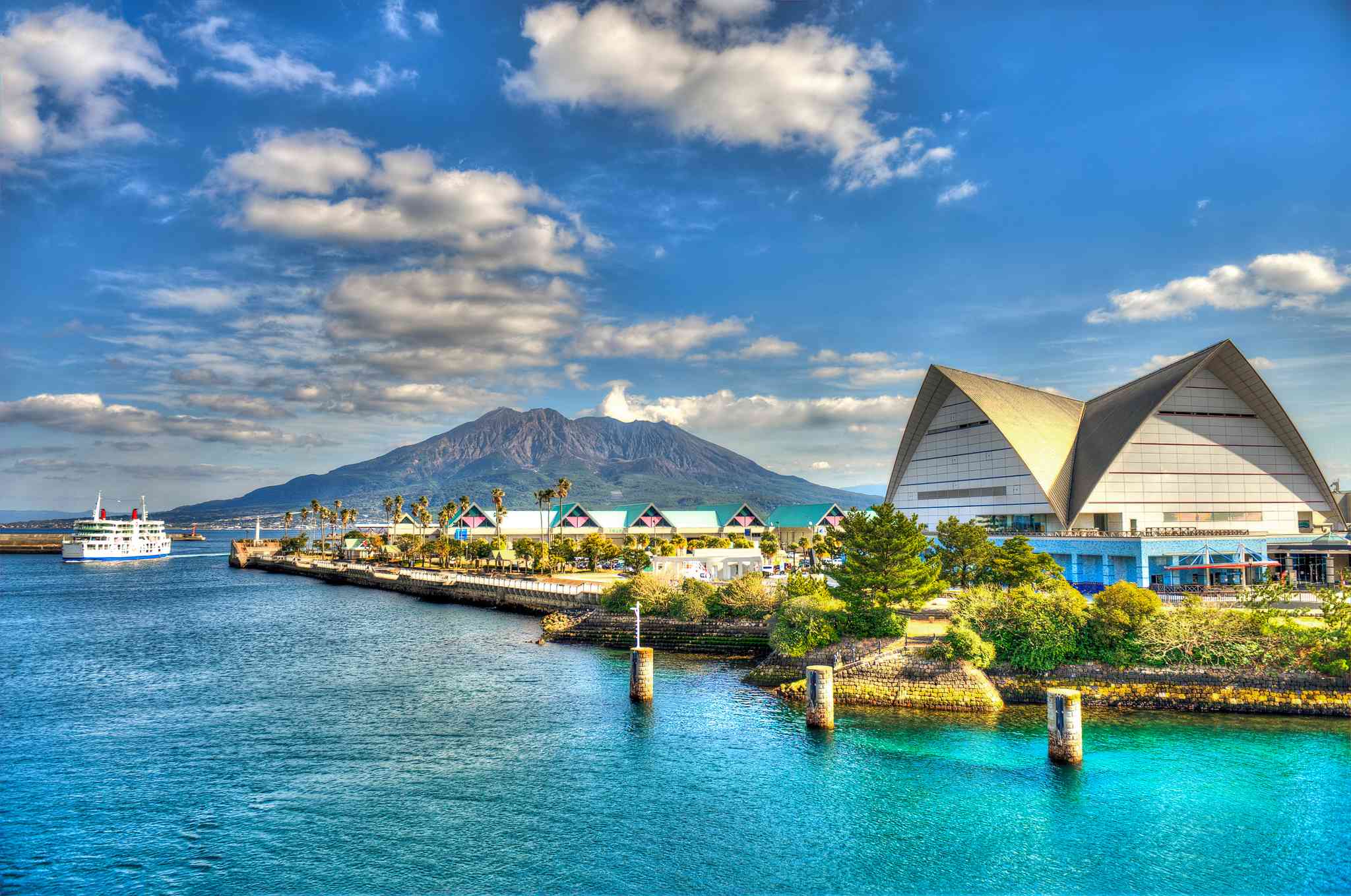 Blick auf die Landschaft von Kagoshima - private Tagesreise von Hiroshima - Foto 3