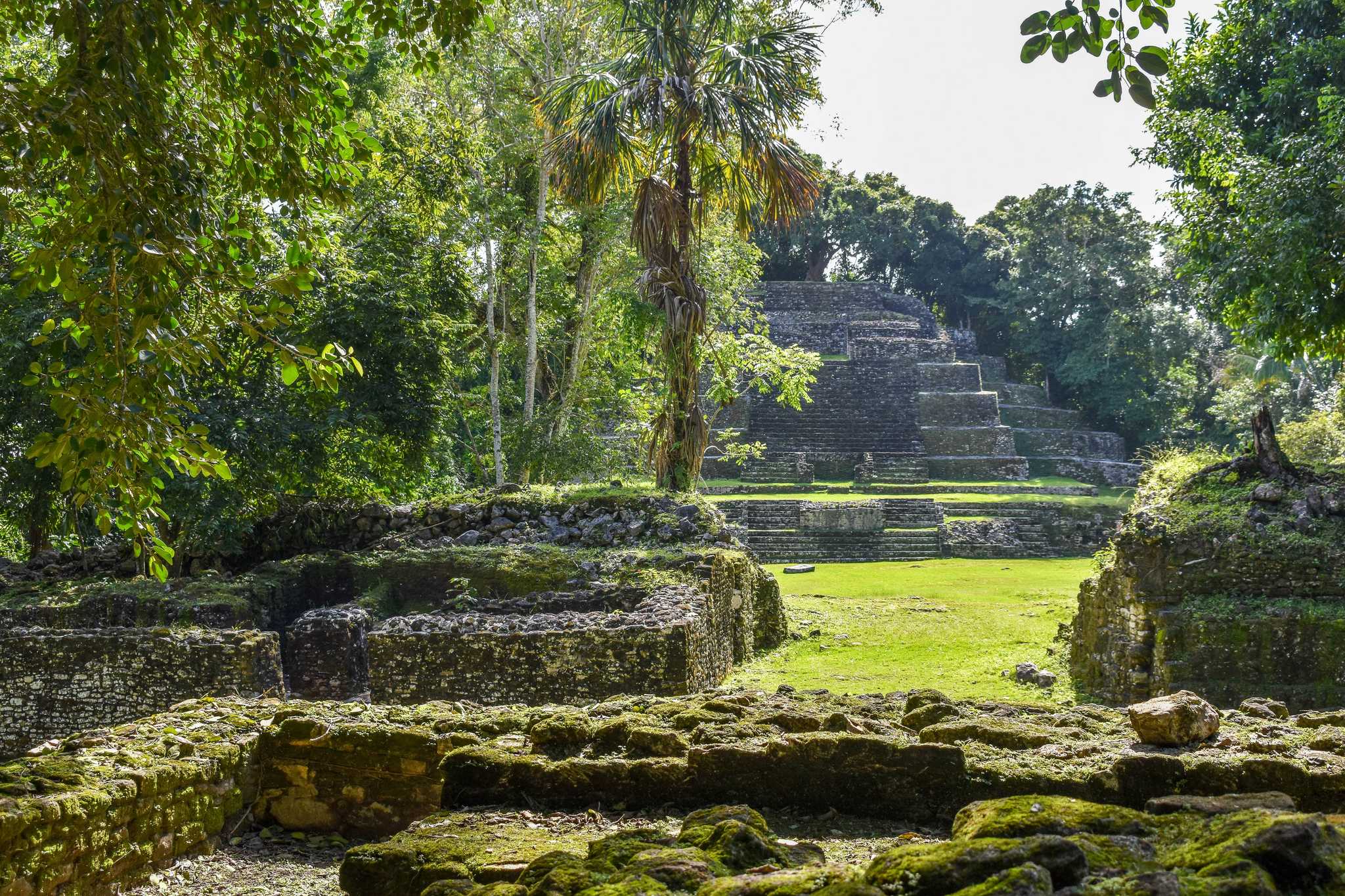 Itinerary stop at Lamanai on private day trip from Belize City