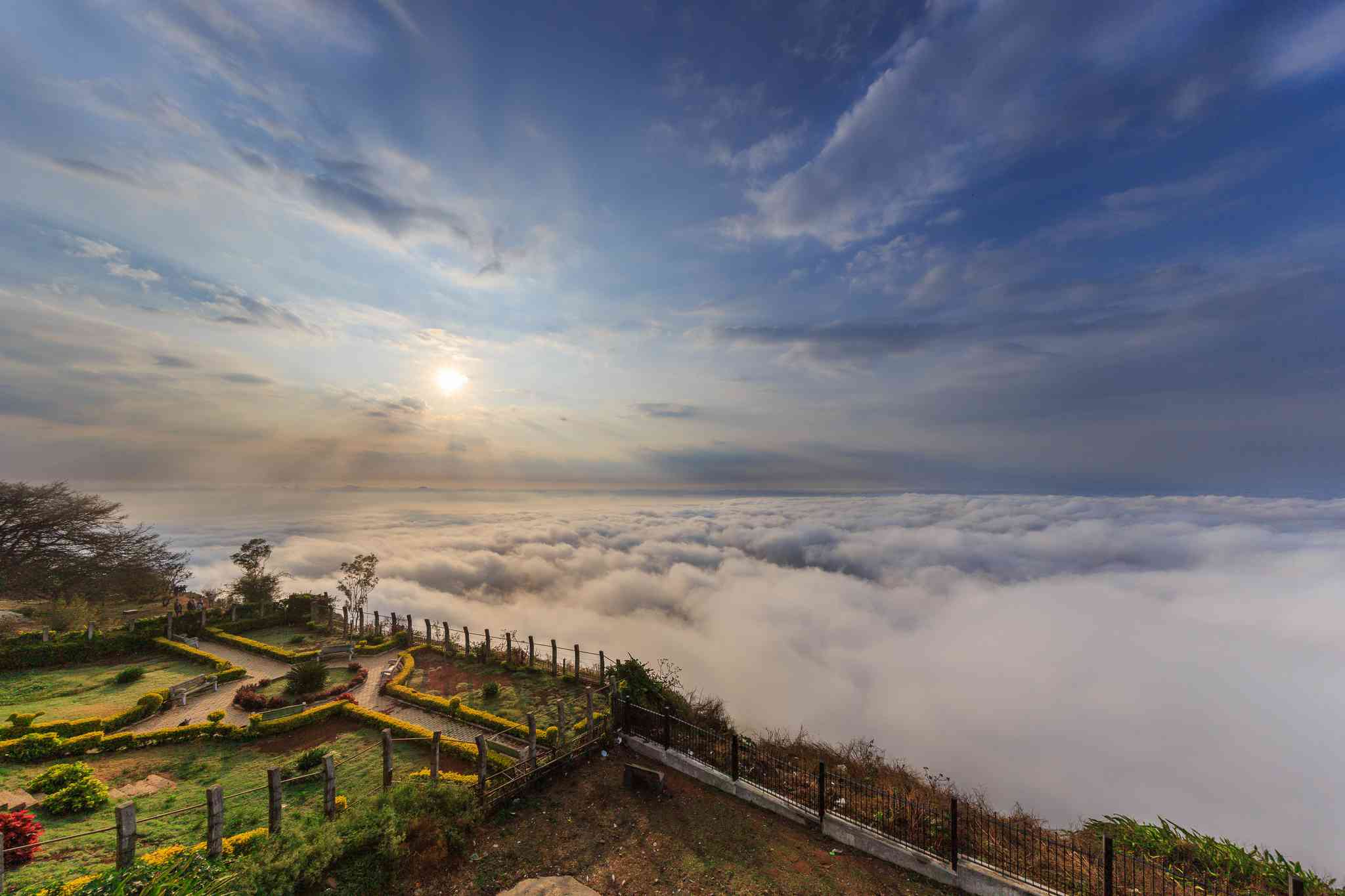 Blick auf die Landschaft von Bangalore - private Tagesreise von Nandi Hills - Foto 6