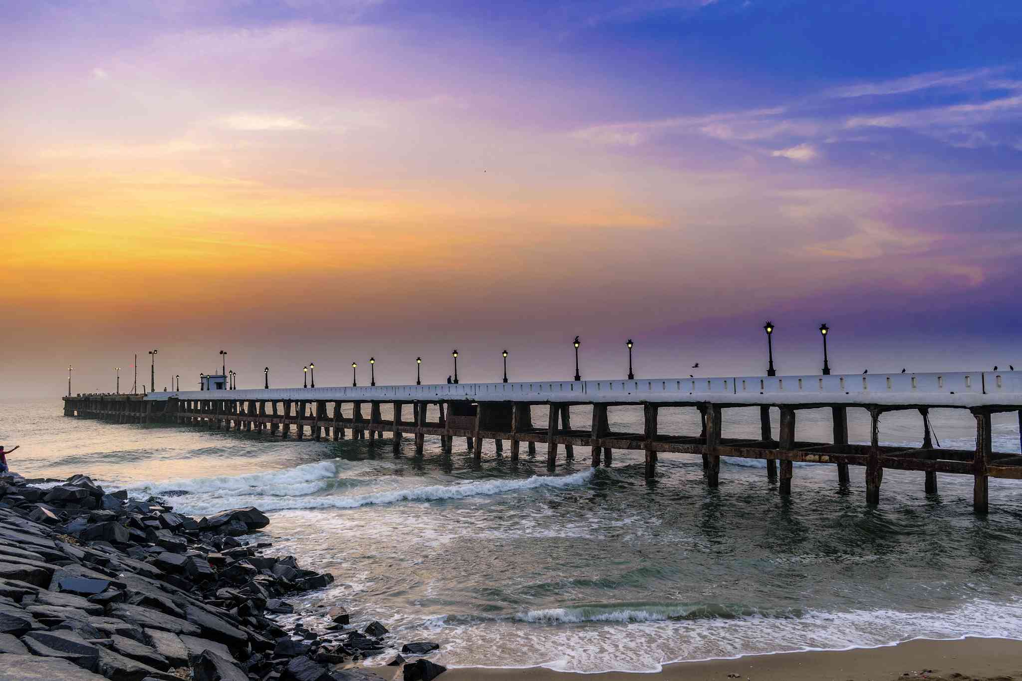 Blick auf die Landschaft von Pondicherry - private Tagesreise von Chennai - Foto 3