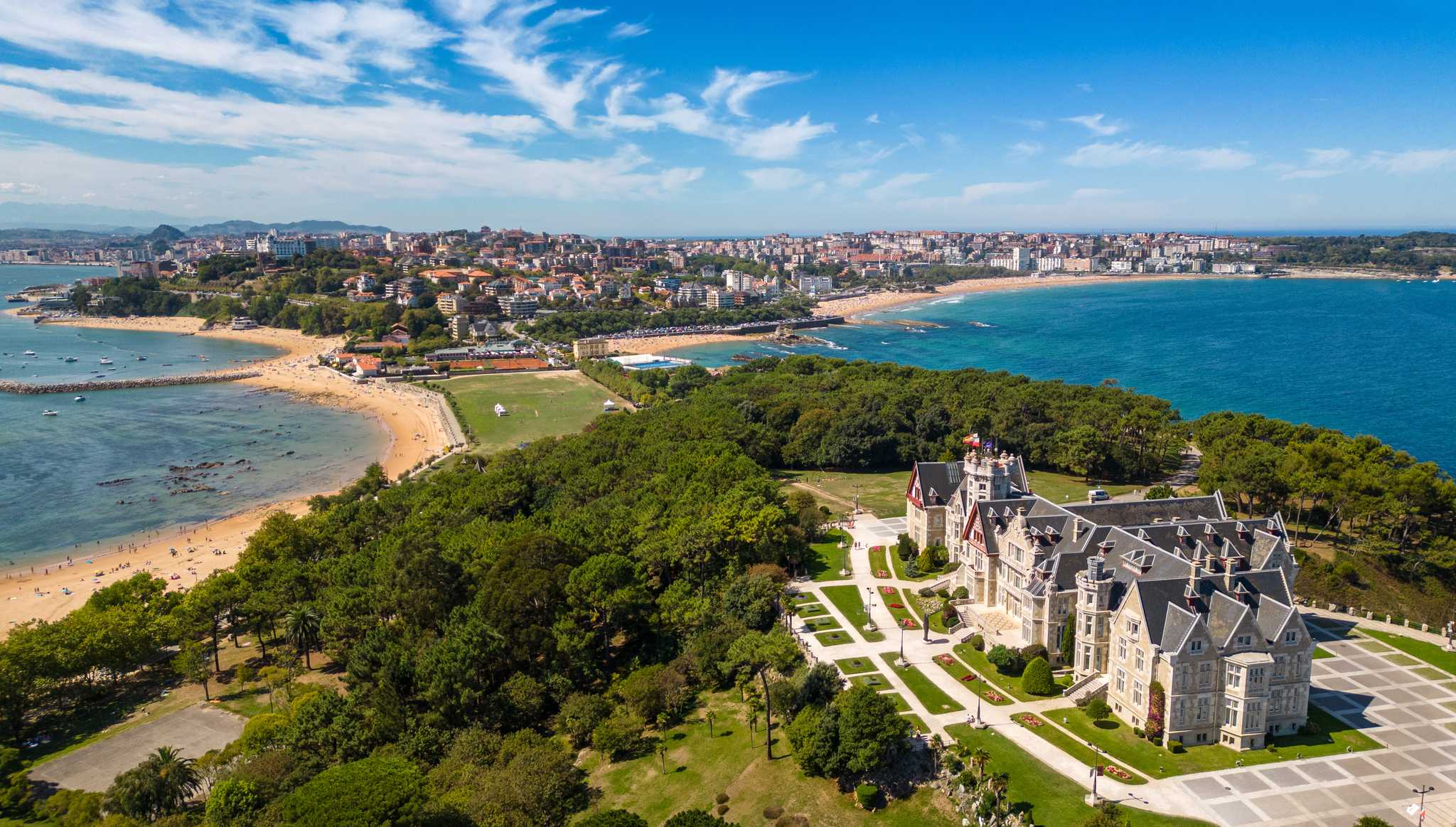 Itinerary stop at Santander on private day trip from Bilbao
