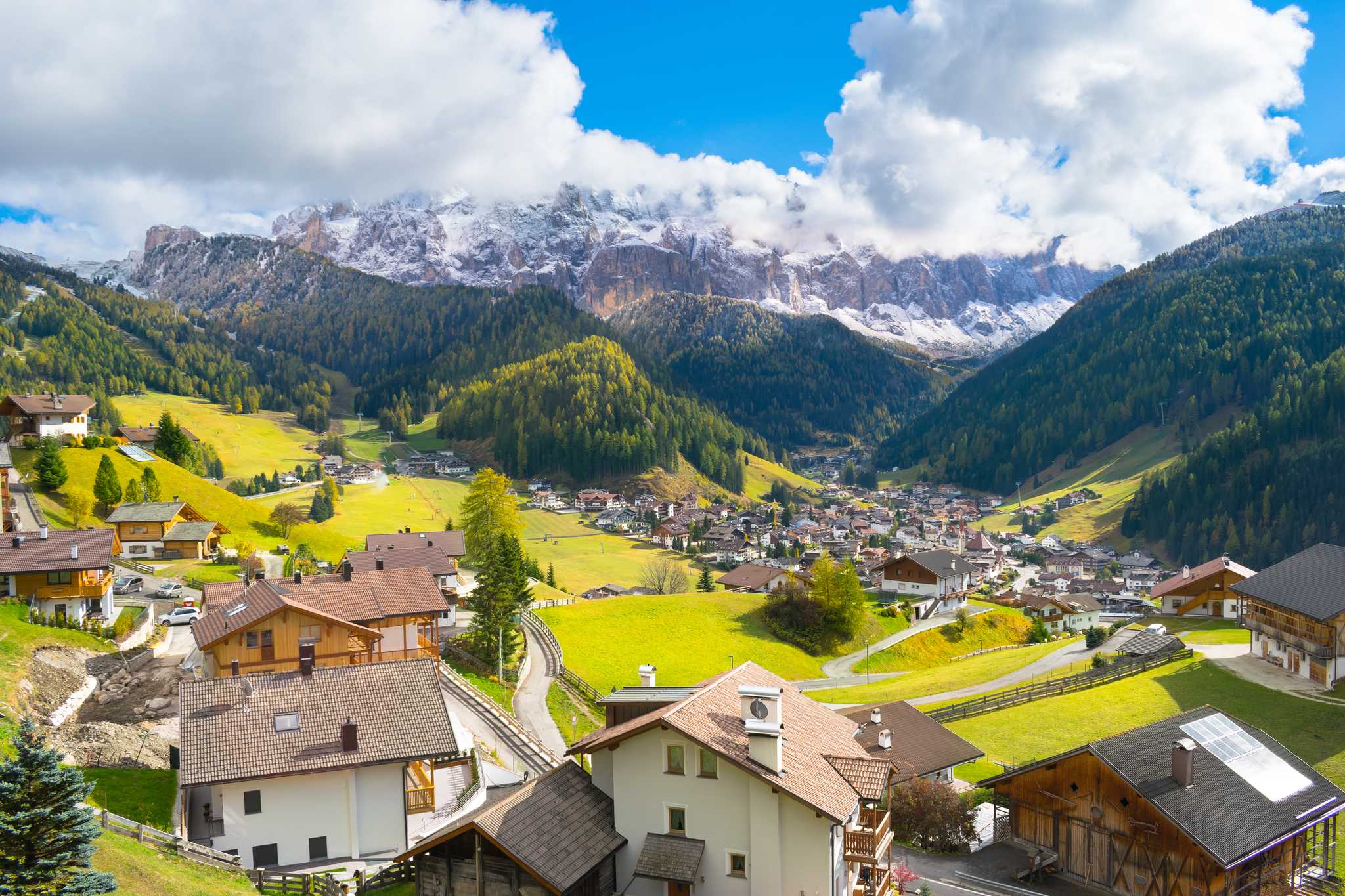 Visit Selva di Val Gardena on the way from alta-badia-it to bolzano-it with Daytrip