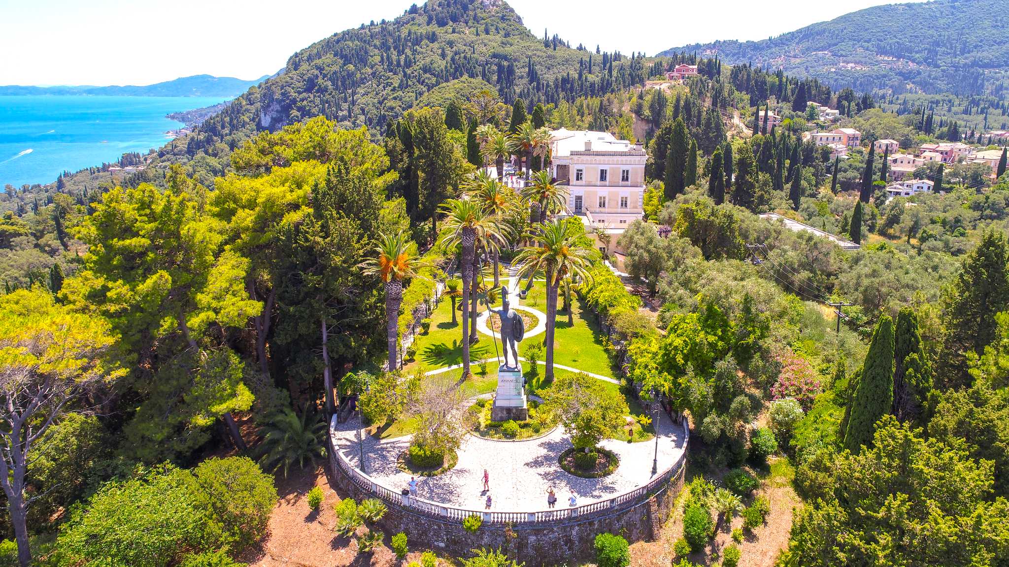 Corfu to The Achilleion Palace and Danilia Village: Day trip
