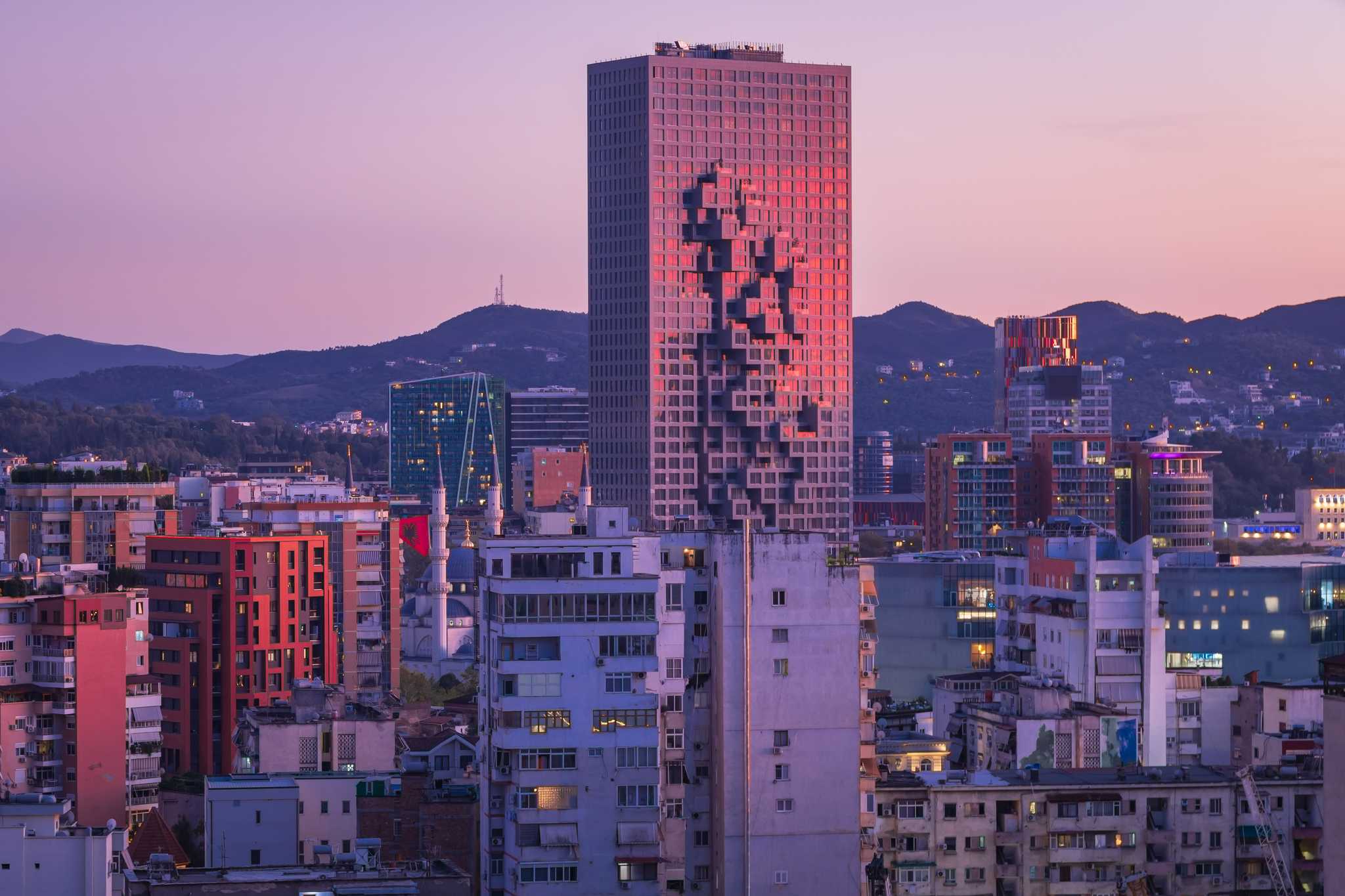 Itinerary stop at Tirana on private day trip from Podgorica