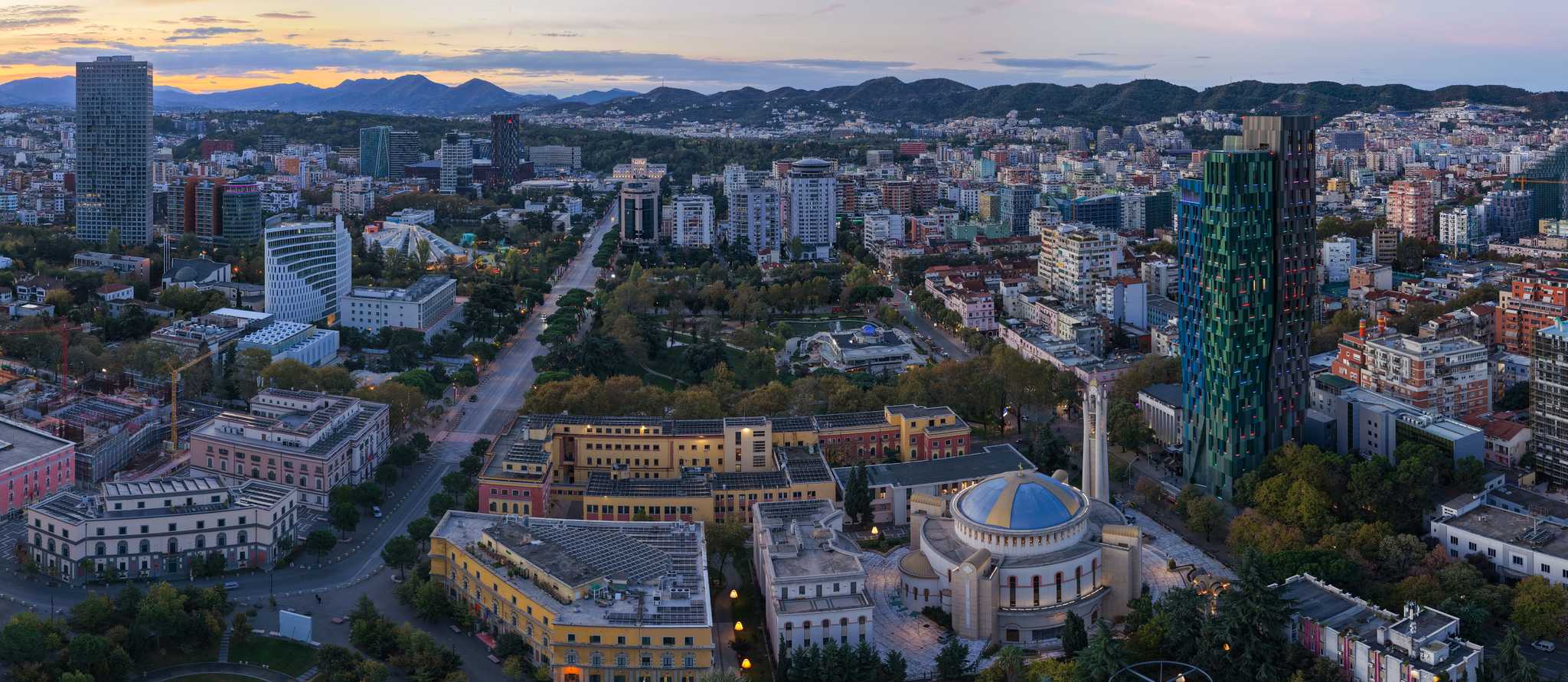 Itinerary stop at Tirana on private day trip from Podgorica