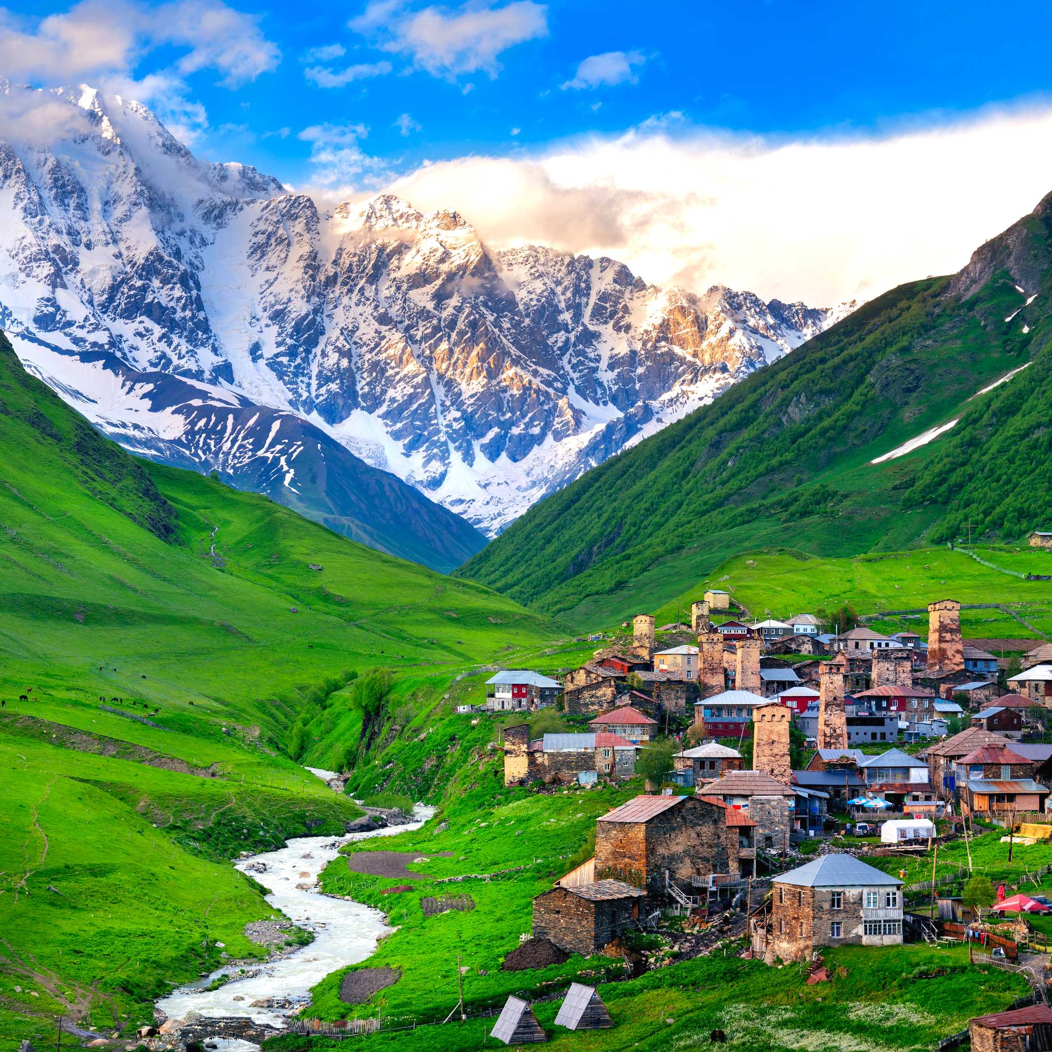 Private car transfers in Georgia from Ushguli