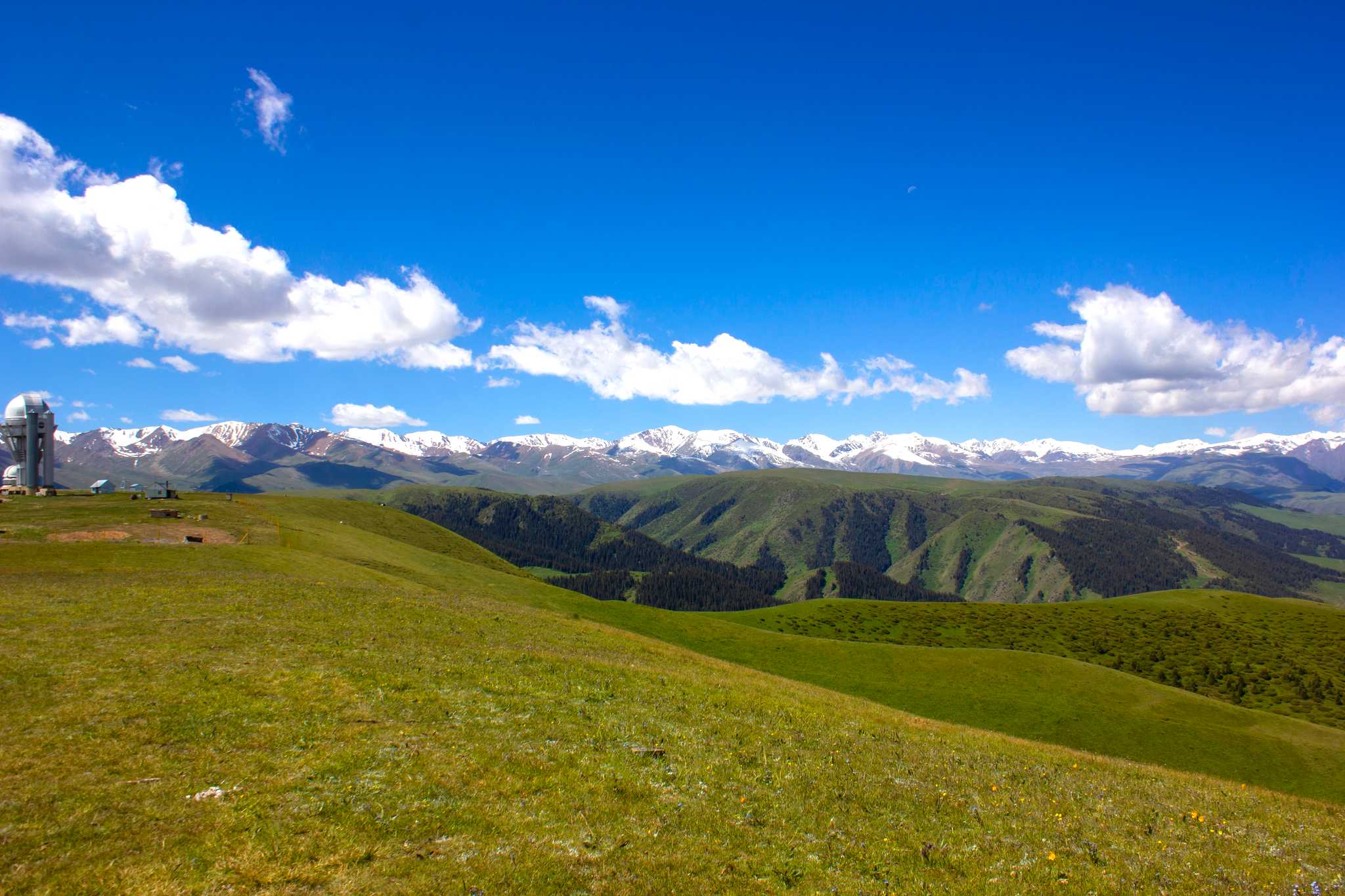 Almaty to Viewpoint Ushqonyr and Pervomaiskie Ponds Day trip