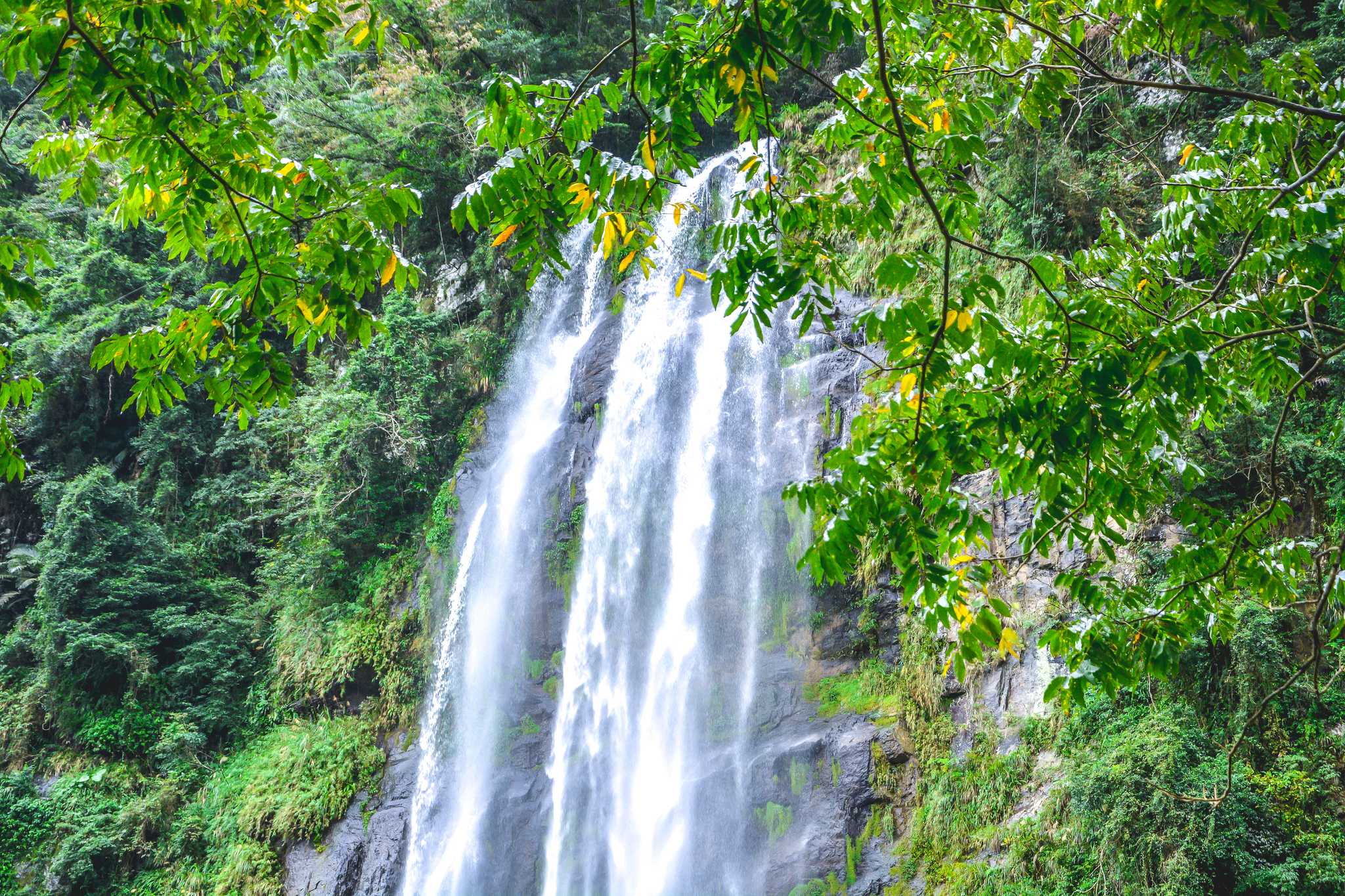Itinerary stop at Wulai Falls on private day trip from Taipei