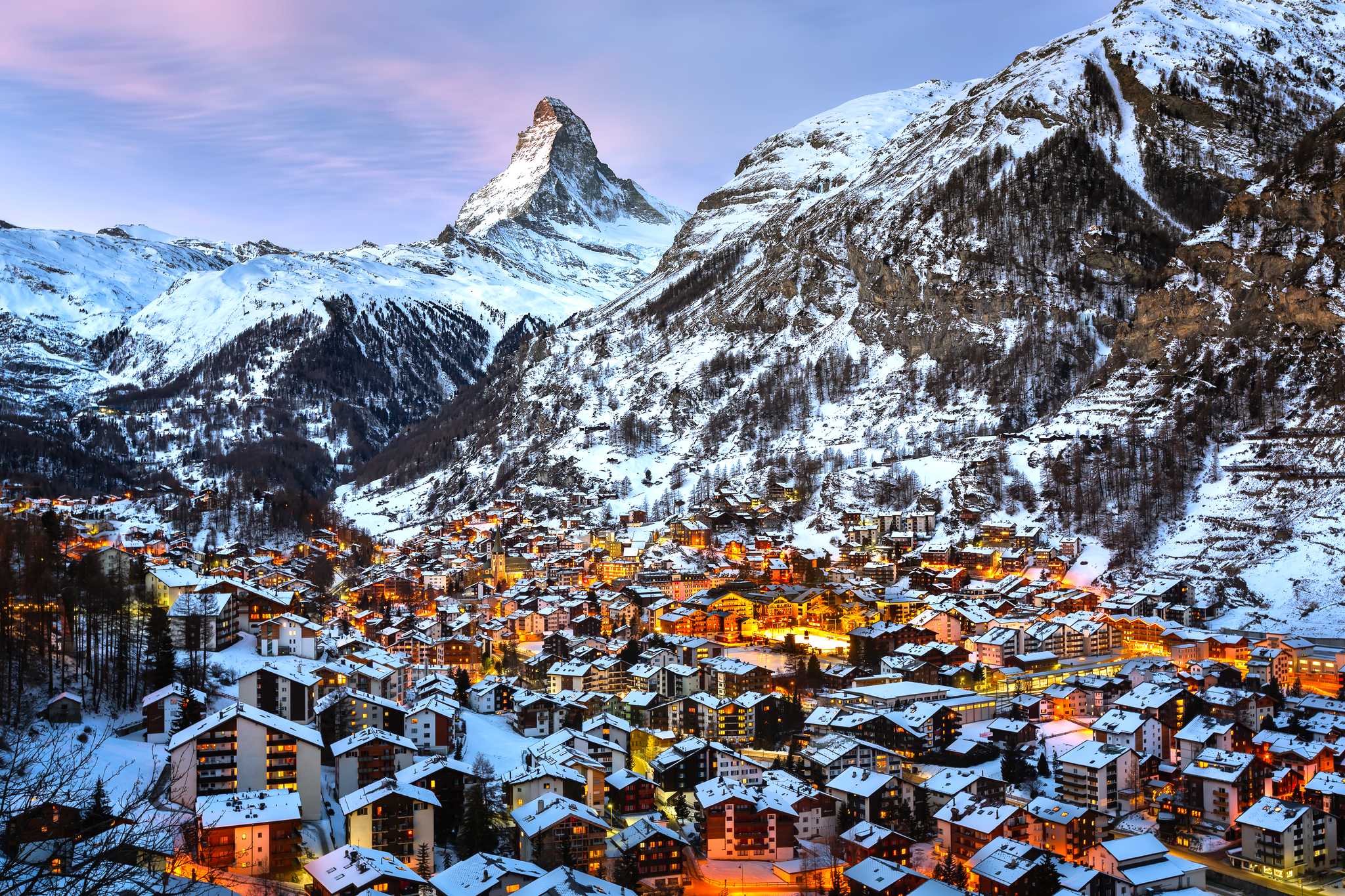 Montreux to Zermatt-Tasch station: Private day trip