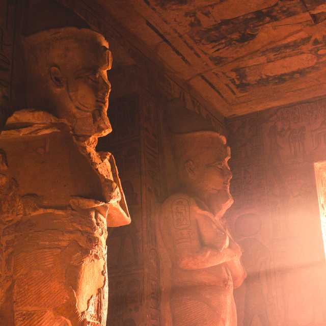 Aswan to Abu Simbel Village and Gharb Soheil: Day trip