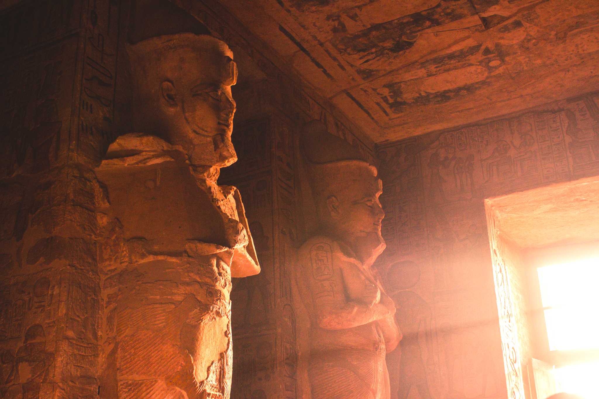 Aswan to Abu Simbel Village and Gharb Soheil: Day trip