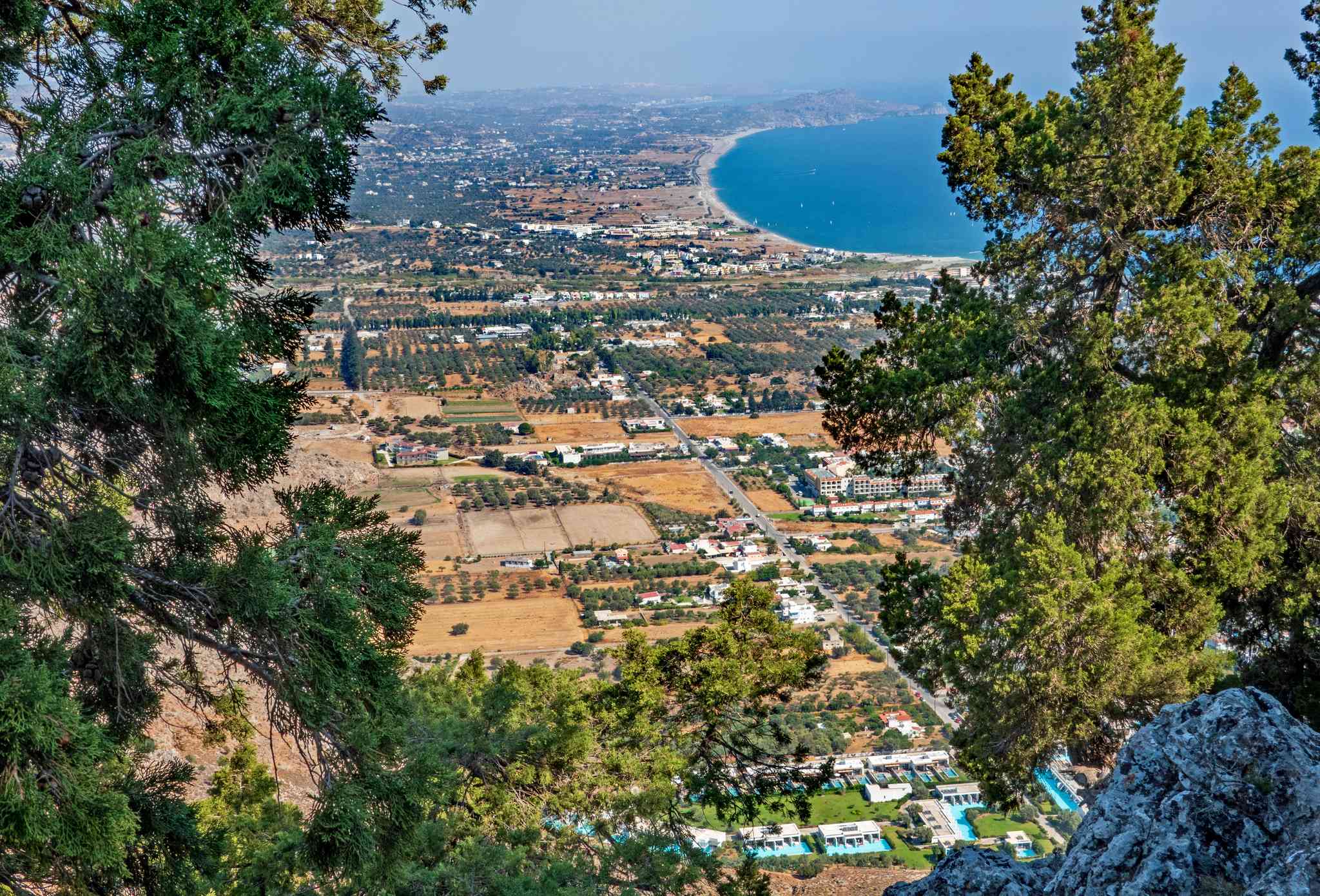 Scenic view of Afantou - private day trip from Rhodes International Airport Diagoras - photo 3