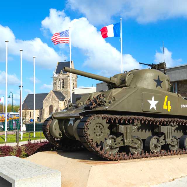 Caen to Normandy's WWII sites: Private day trip