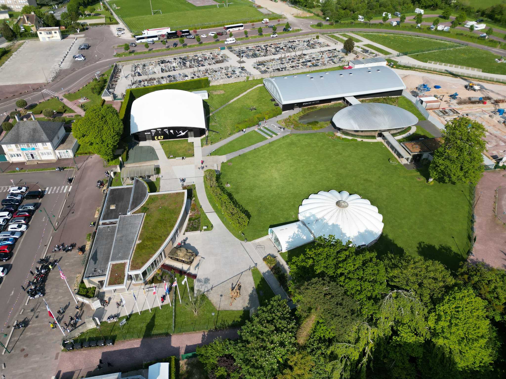 Reiseroute Stop in Airborne Museum auf privatem Tagesausflug von Caen
