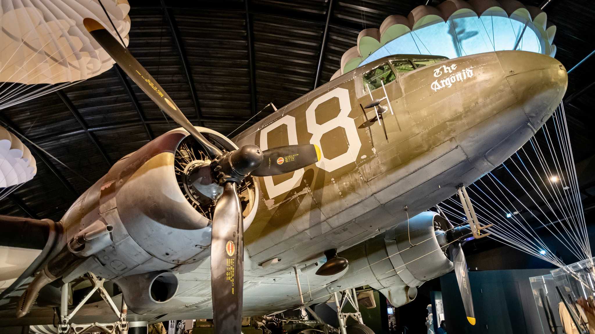 Reiseroute Stop in Airborne Museum auf privatem Tagesausflug von Caen