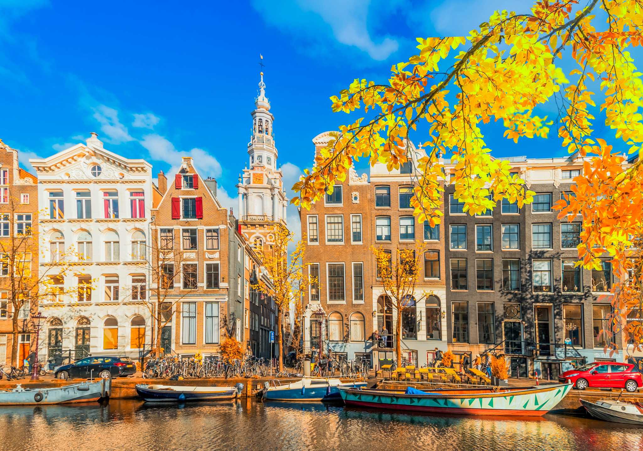 Parada del itinerario en Amsterdam en excursión privada desde Rotterdam