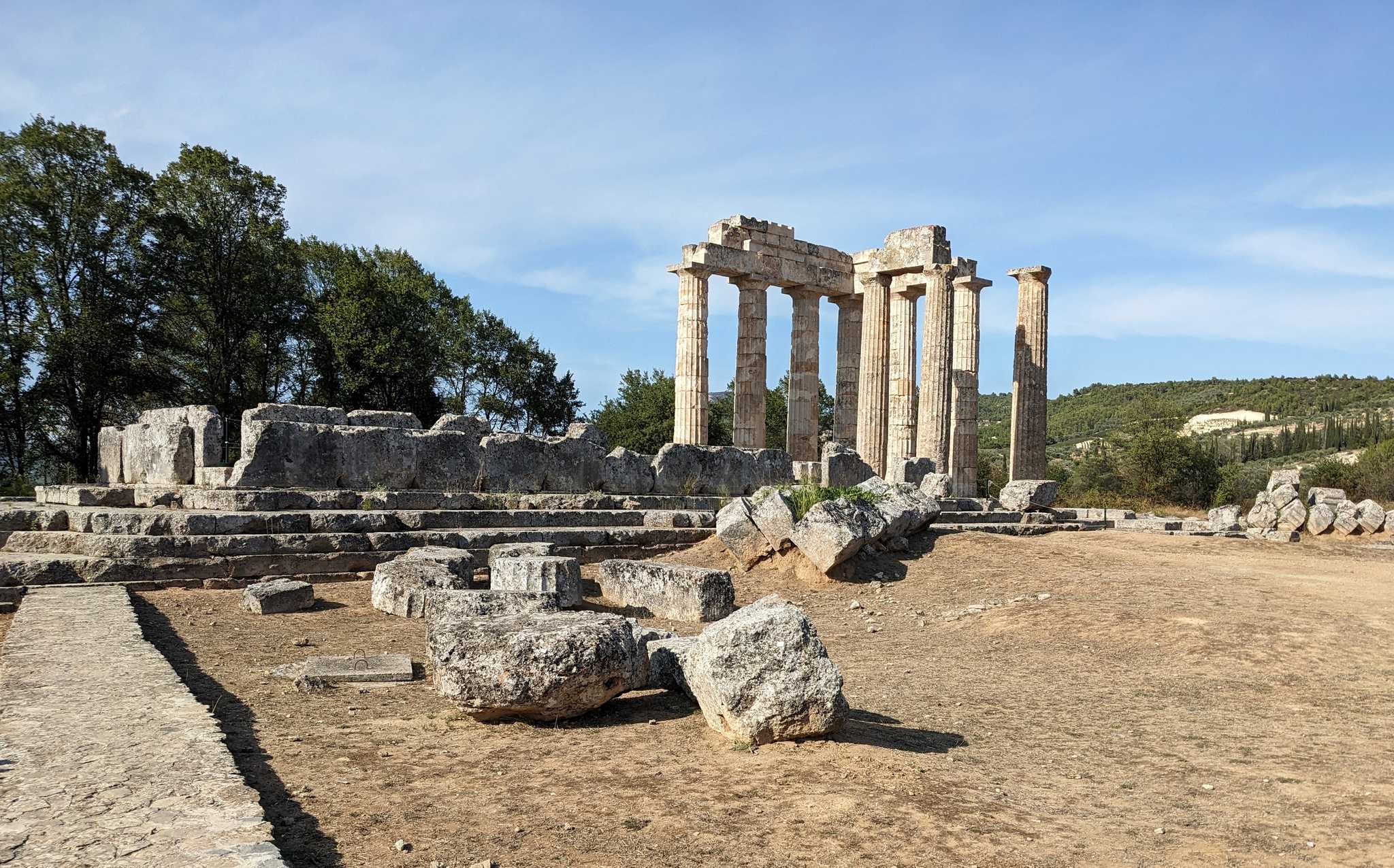 Itinerary stop at Ancient Nemea on private day trip from Athens