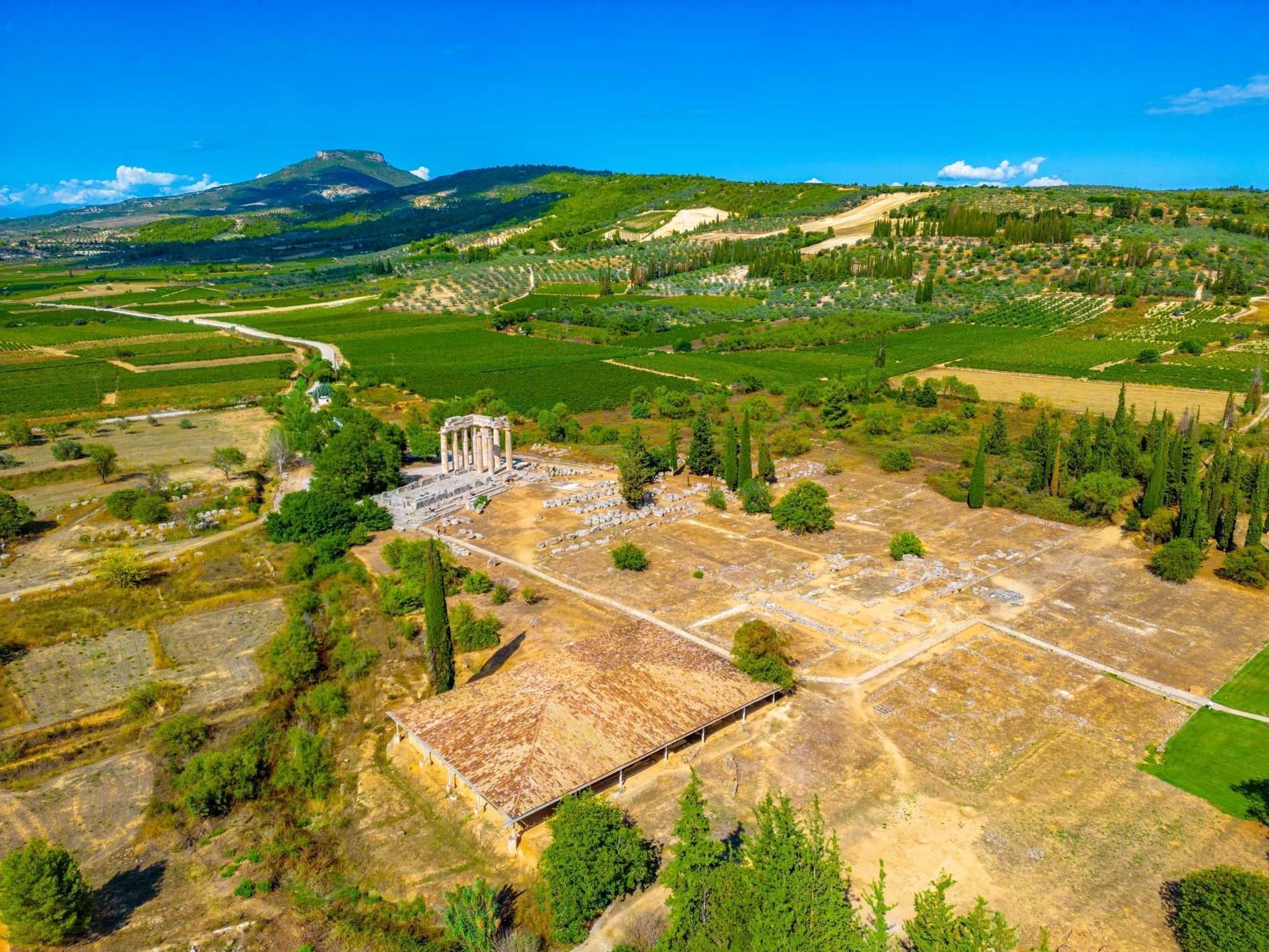 Itinerary stop at Ancient Nemea on private day trip from Athens