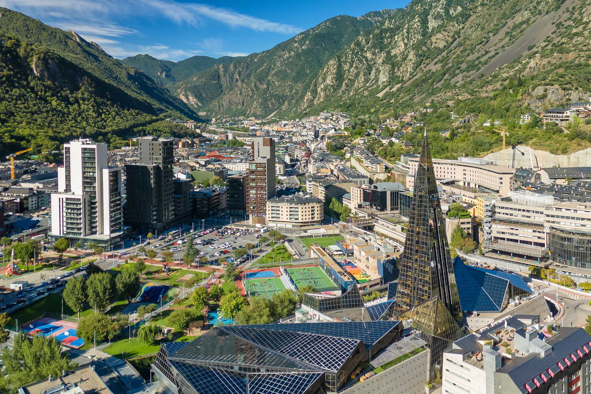 Reiseroute Stop in Andorra la Vella auf privatem Tagesausflug von Barcelona