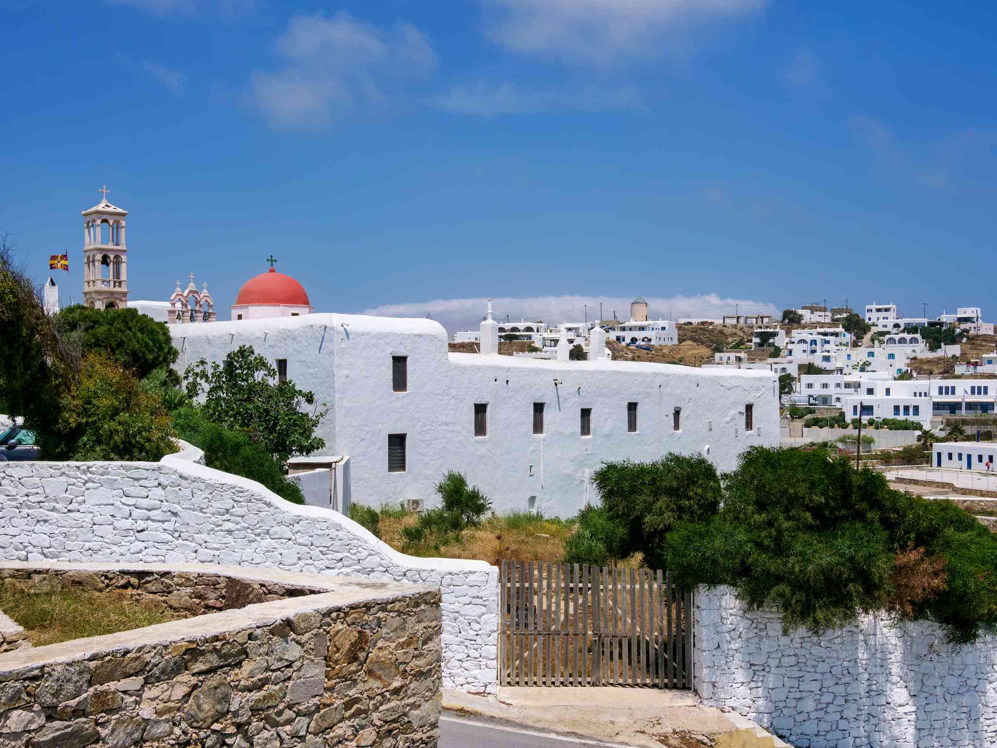 Scenic view of Ano Mera - private day trip from Mykonos International Airport - photo 4