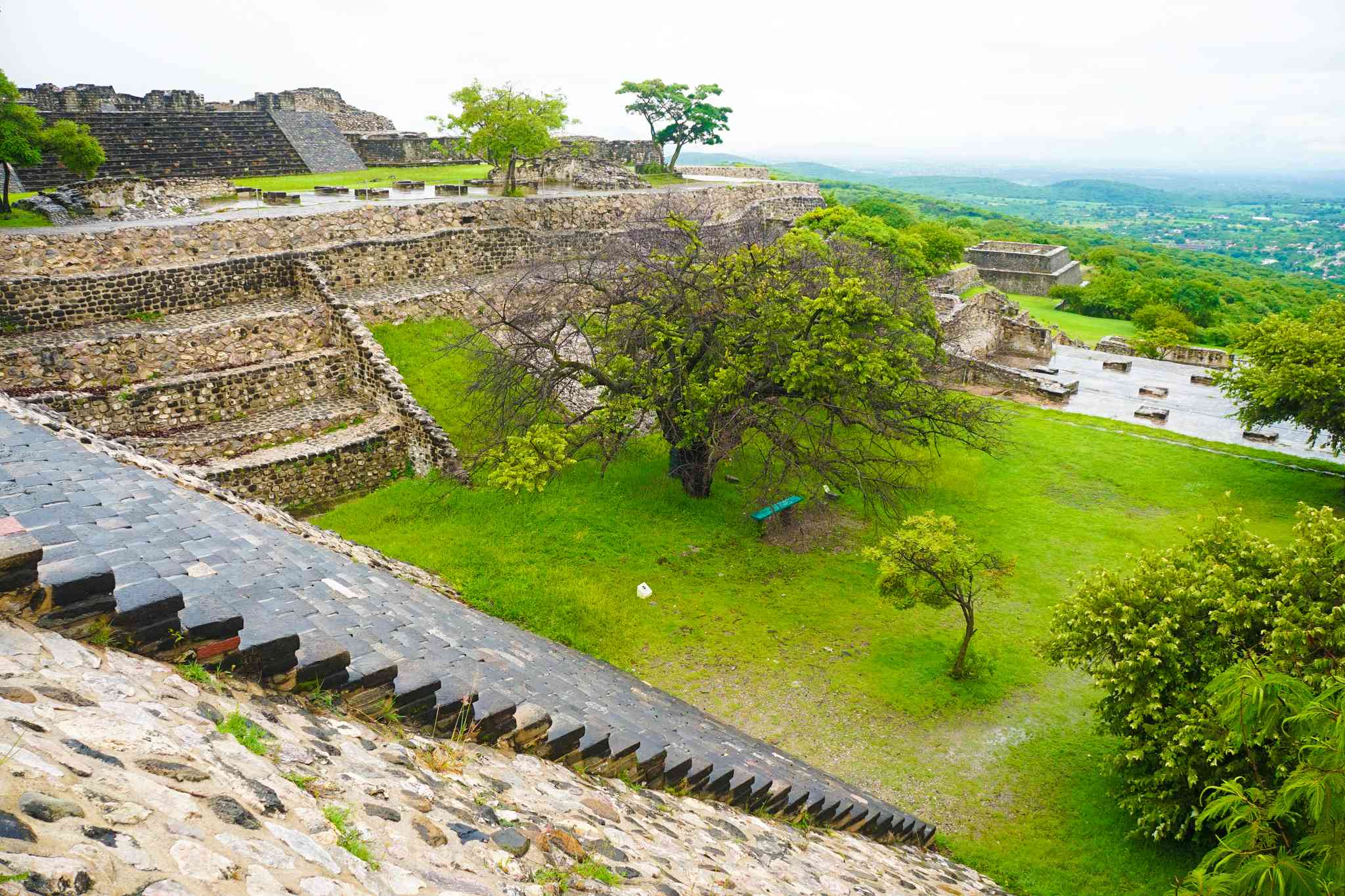 Blick auf die Landschaft von Archäologische Zone Xochicalco - private Tagesreise von Mexico City Airport - Foto 2