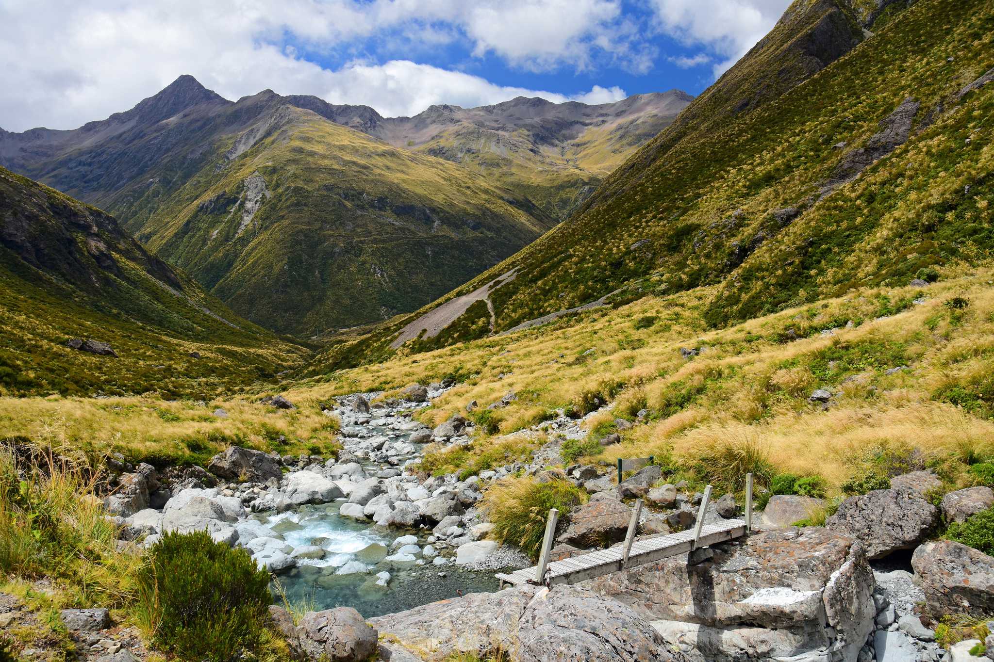 Reiseroute Stop in Arthur's Pass Village auf privatem Tagesausflug von Christchurch