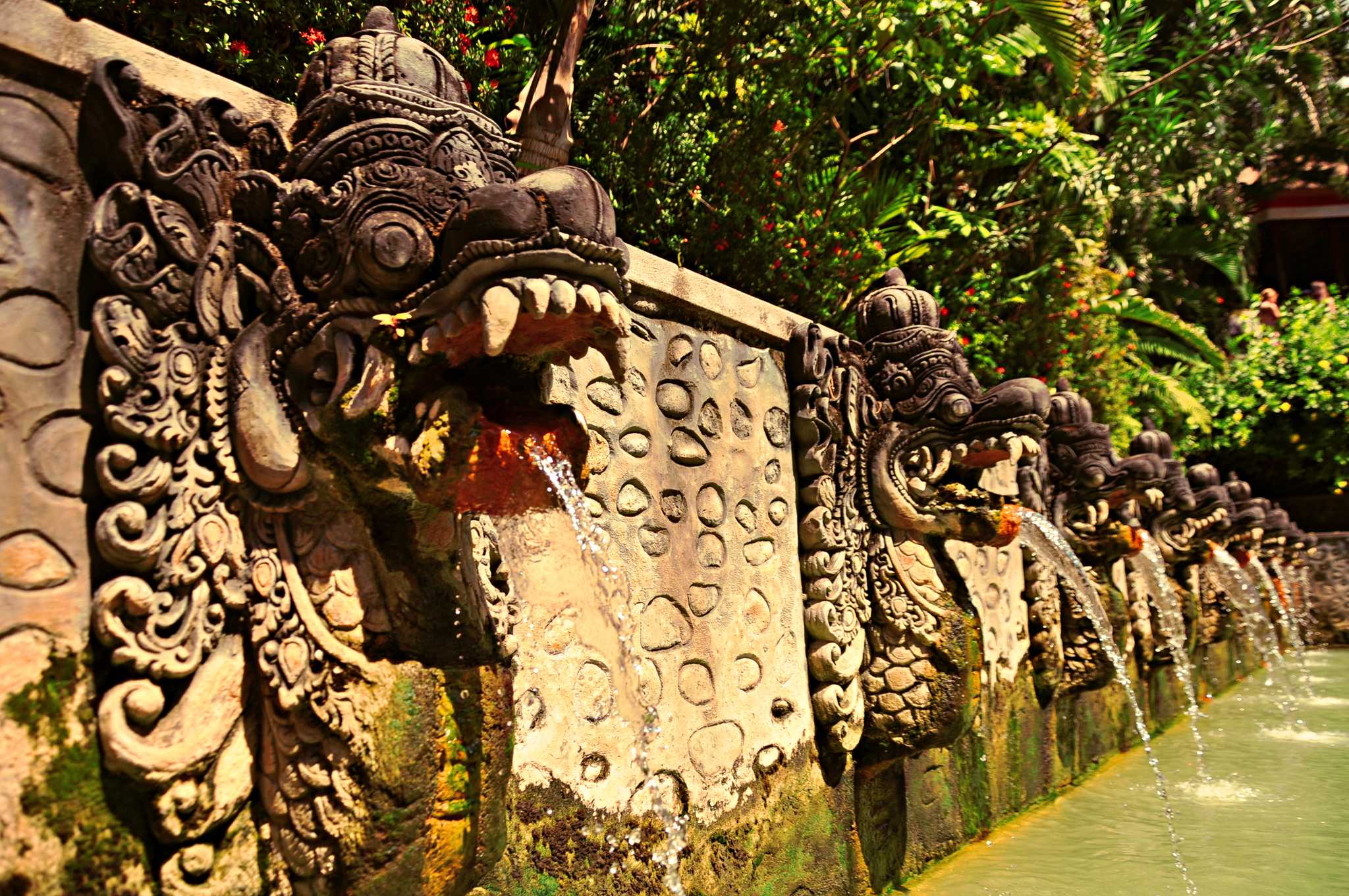 Resplan stopp vid Banjar Hot Springs på privat dagsutflykt från Ubud