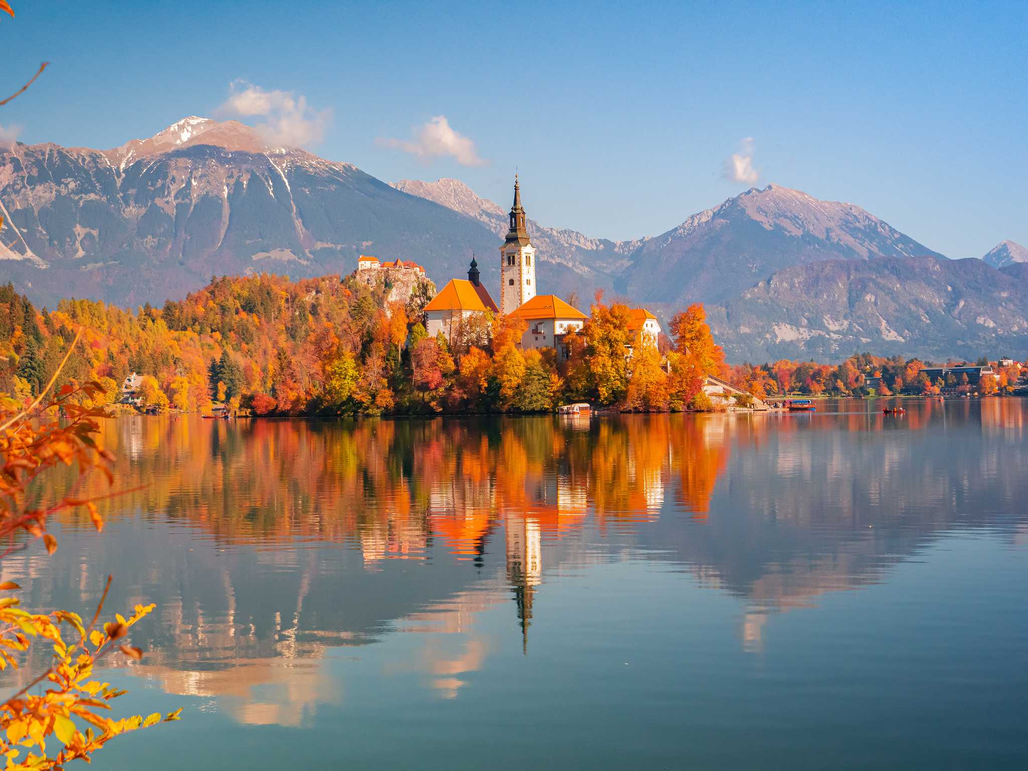 Itinerary stop at Bled on private day trip from Portoroz