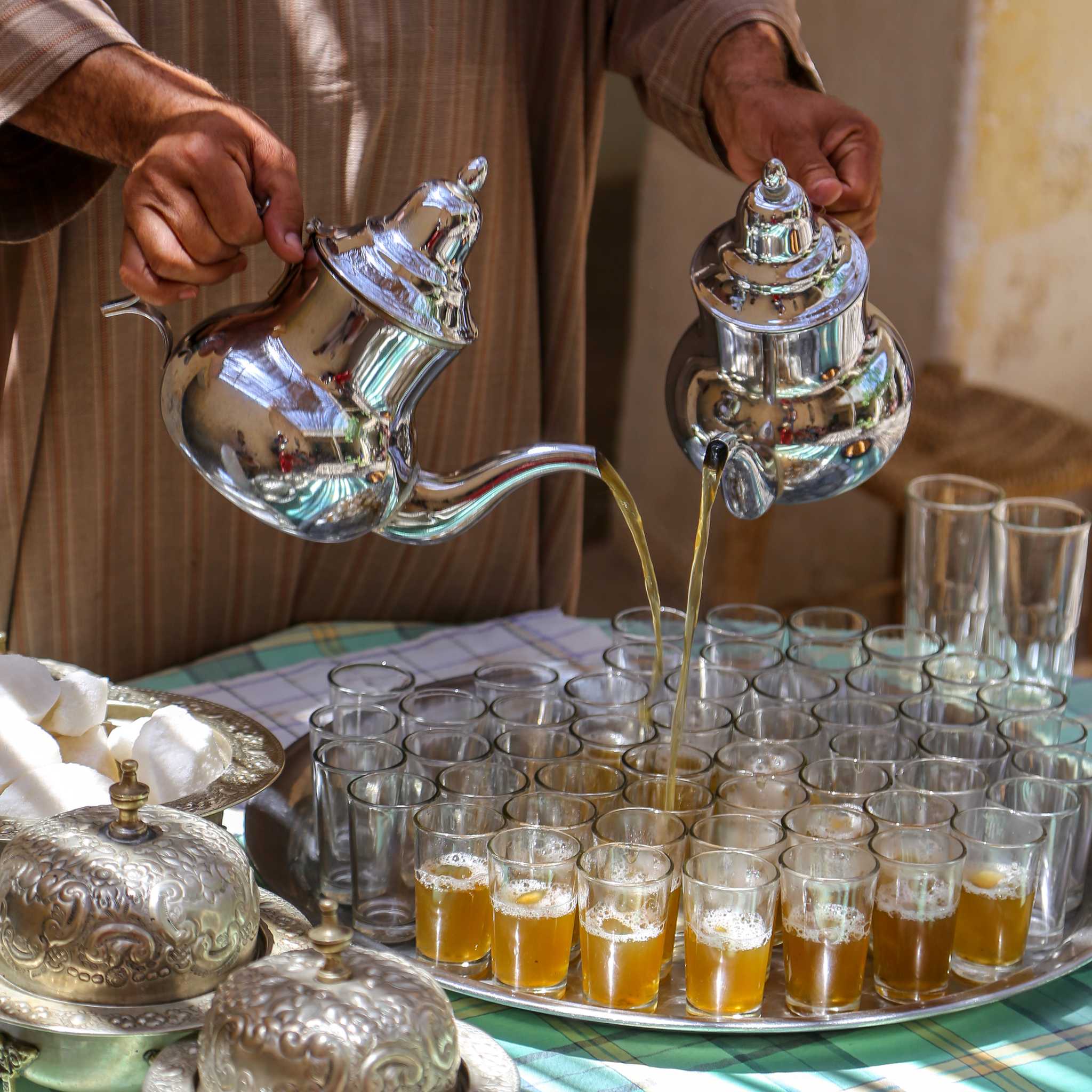 Parada del itinerario en Carmen del Campillo Tea House en excursión privada desde Alicante