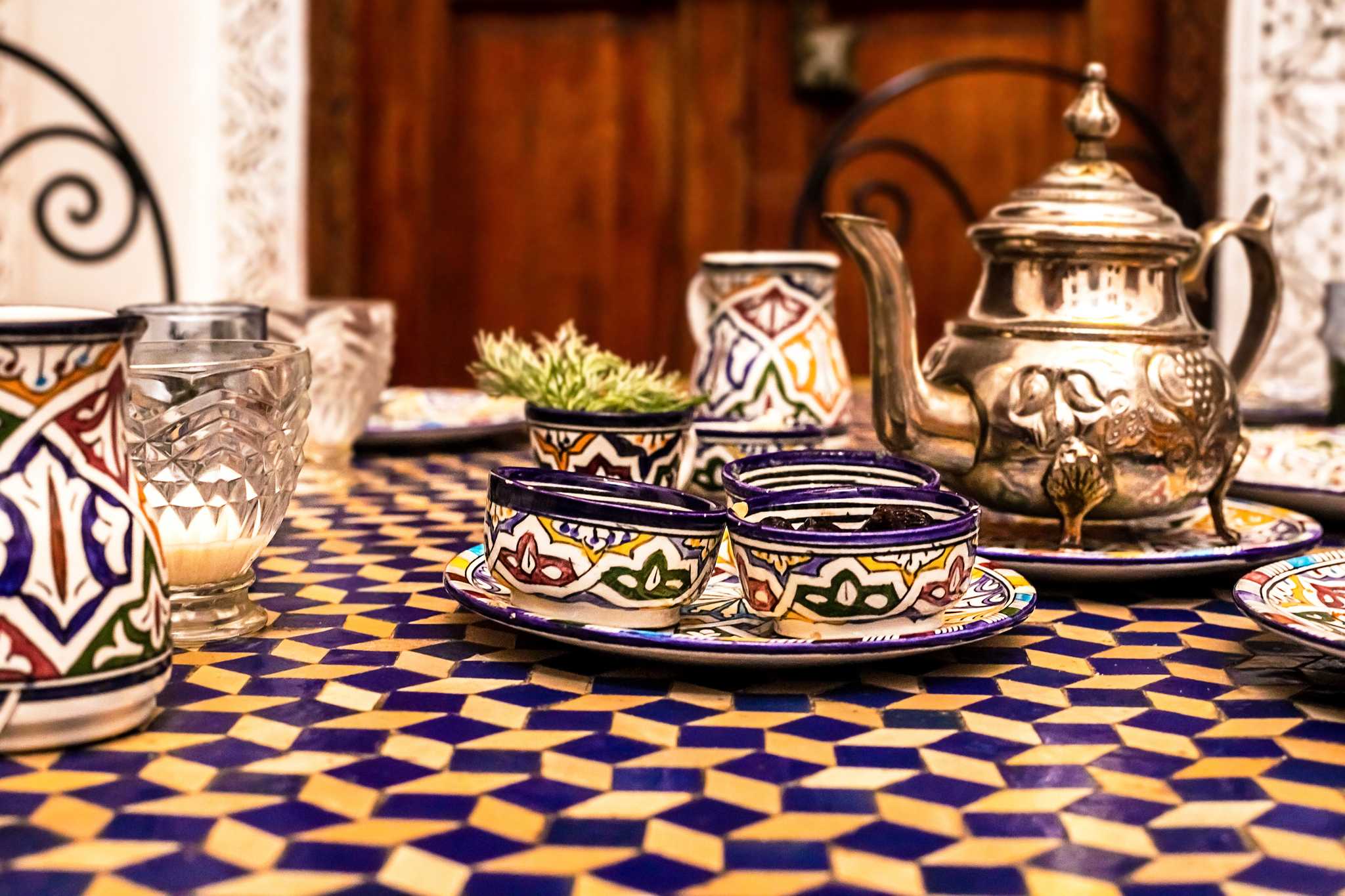 Parada del itinerario en Carmen del Campillo Tea House en excursión privada desde Alicante