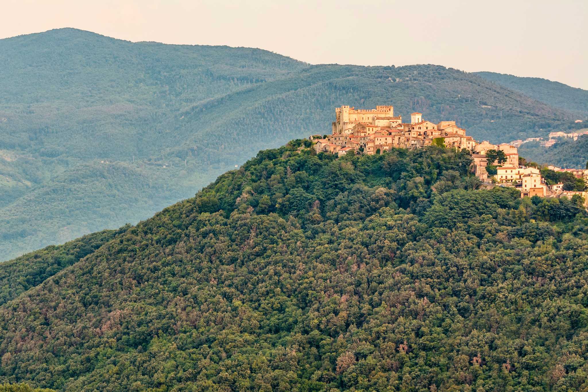 Itinerary stop at Castello Orsini on private day trip from Civitavecchia