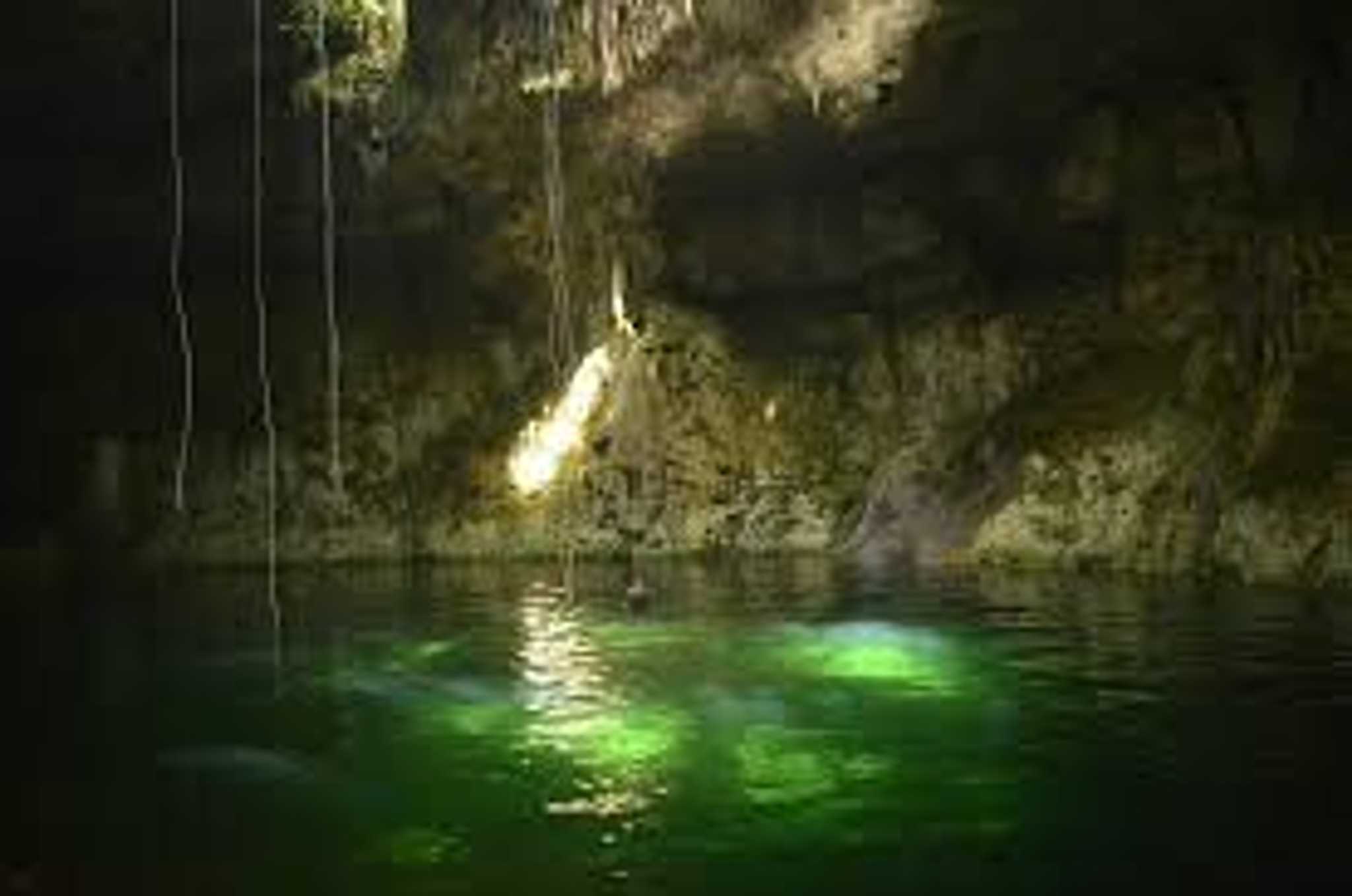 Itinerary stop at Cenote Maya Park on private day trip from Puerto Morelos