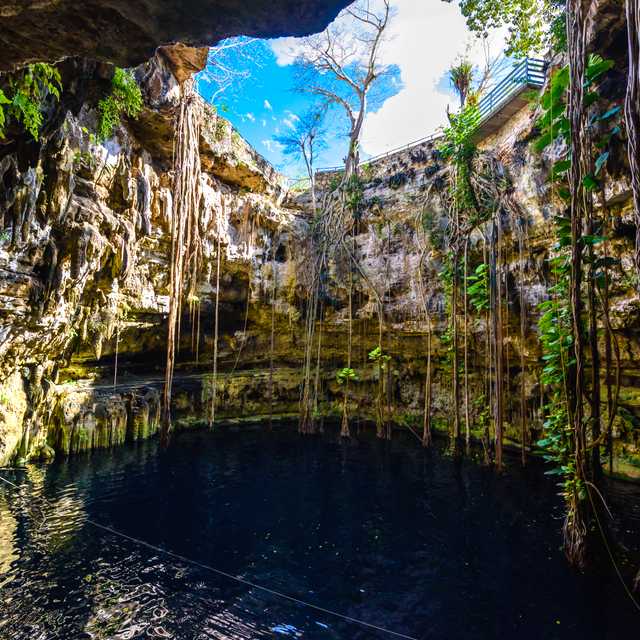 Cancun to Iglesia de Uayma and Cenote Oxman: Day trip