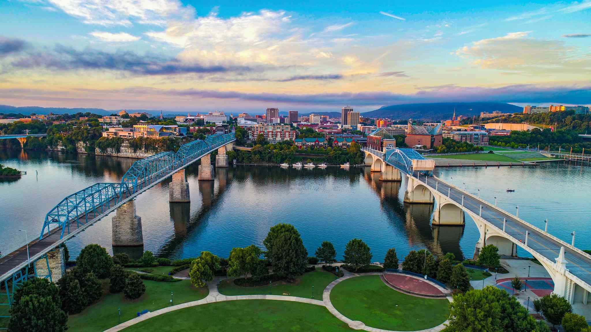 Blick auf die Landschaft von Chattanooga, TN - private Tagesreise von Destin, FL - Foto 2
