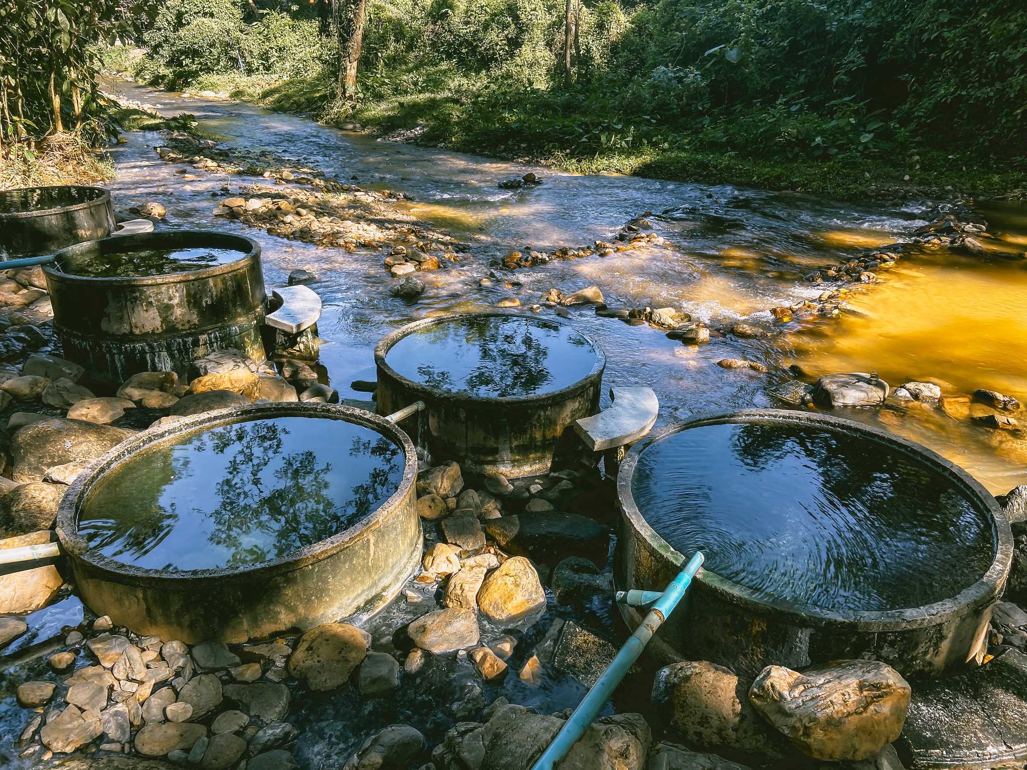 Itinerary stop at Chiang Dao Hot Springs on private day trip from Chiang Mai