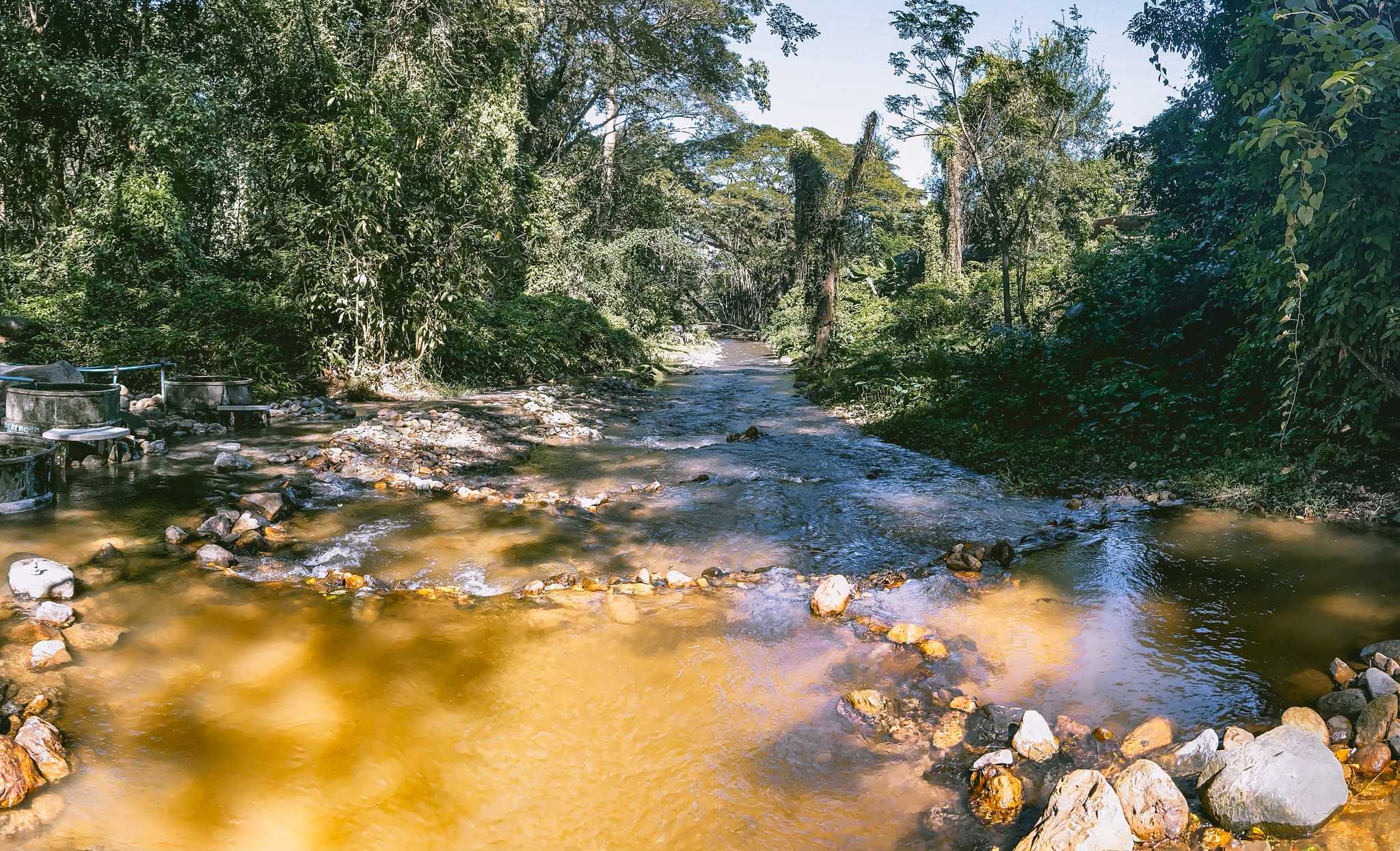 Itinerary stop at Chiang Dao Hot Springs on private day trip from Chiang Mai