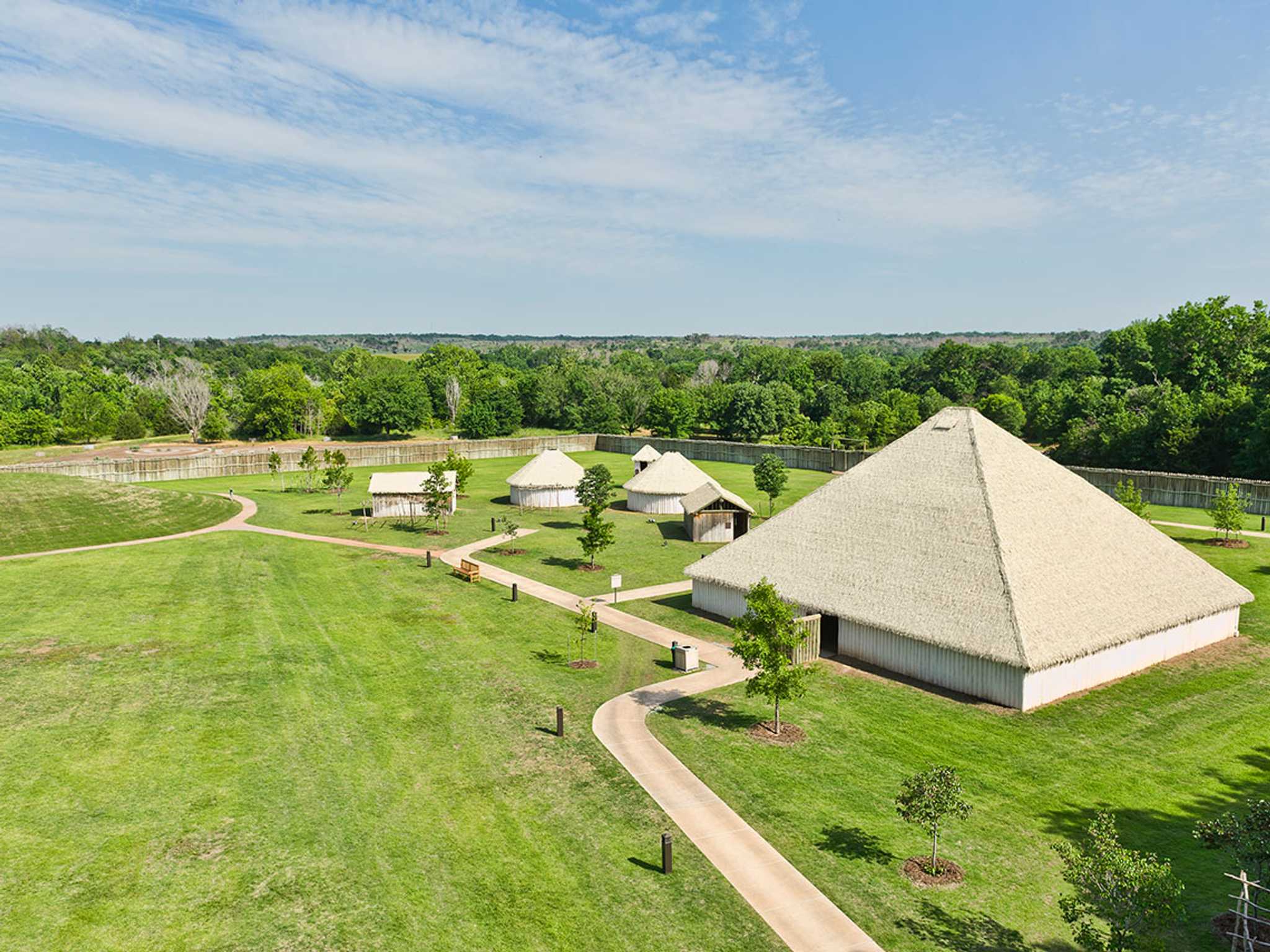 Visit Chickasaw Cultural Center on the way from dallas-tx-us to tulsa-ok-us with Daytrip