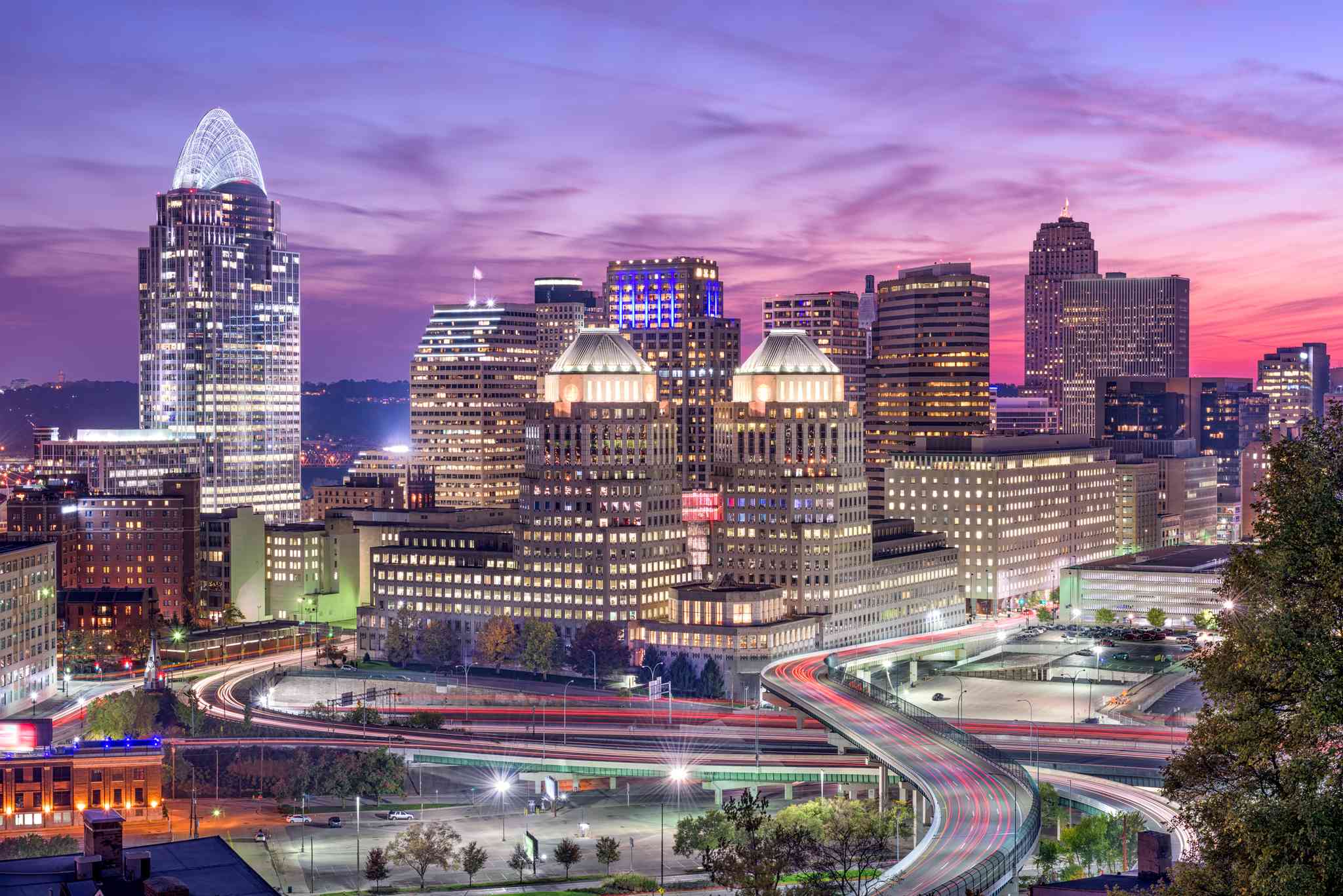 Blick auf die Landschaft von Cincinnati, OH - private Tagesreise von Chicago, IL - Foto 3