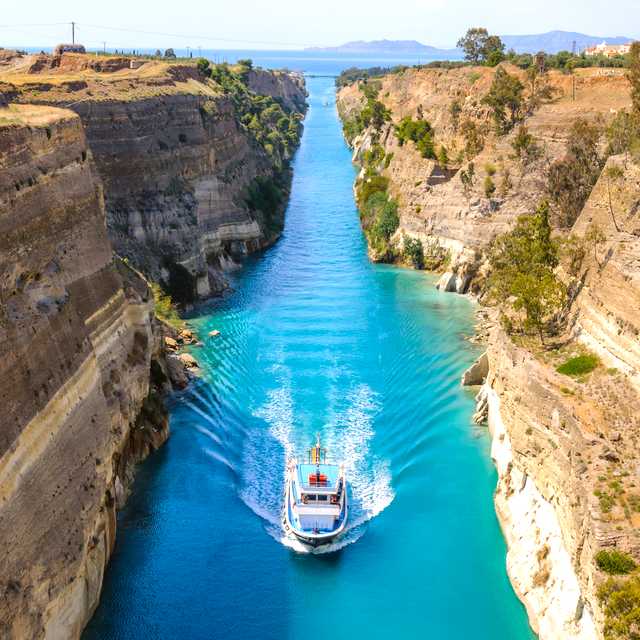 Athens to The Corinth Canal and Nafplio: Private day trip