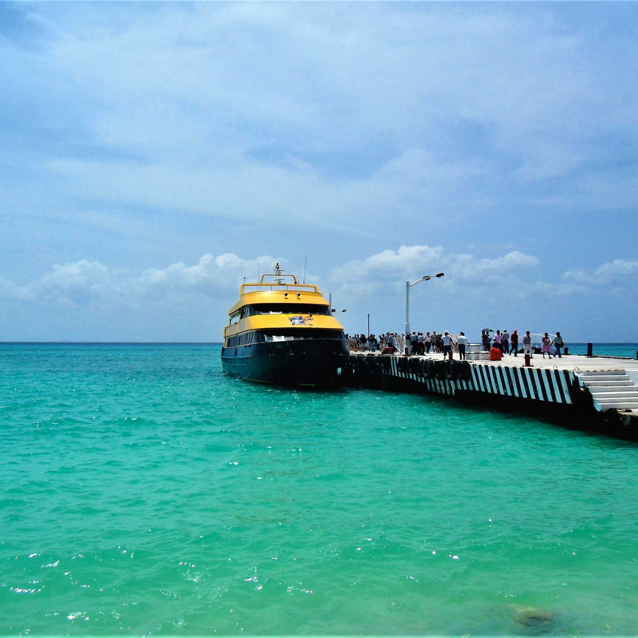 Cozumel ferry dock
