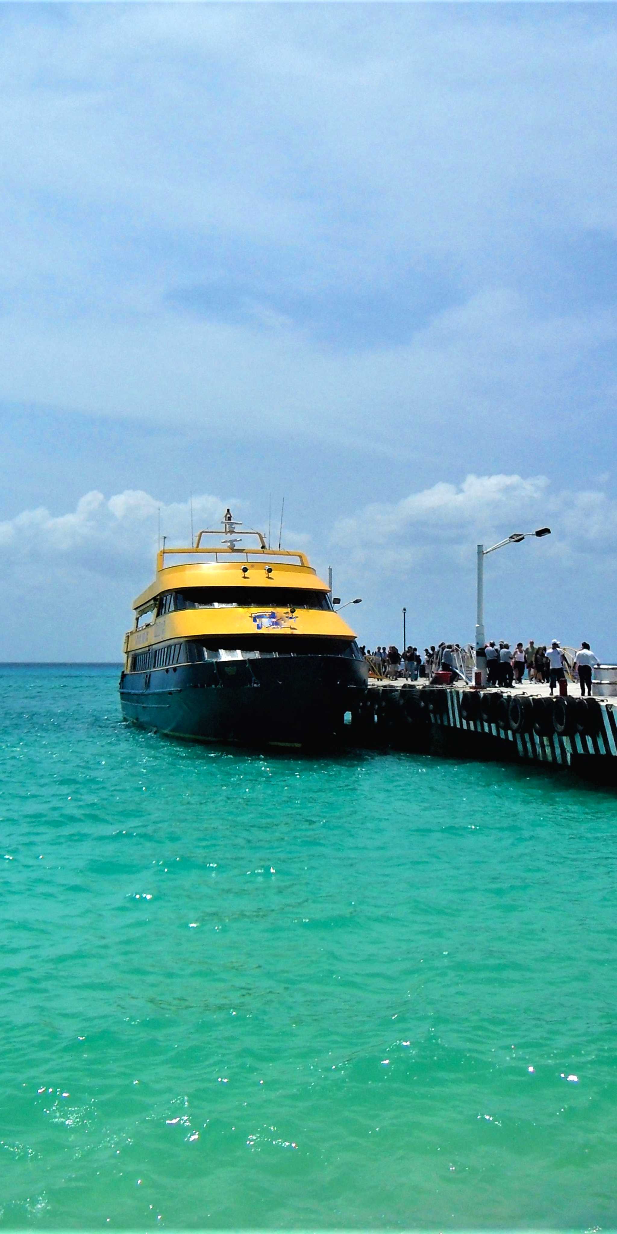 Cozumel ferry dock