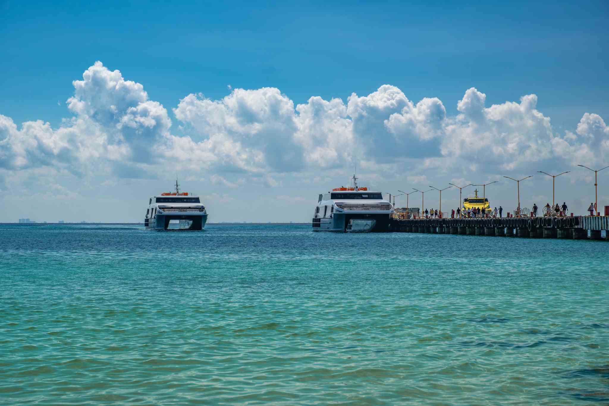Scenic view of Cozumel ferry dock - private day trip from Tulum airport - photo 4