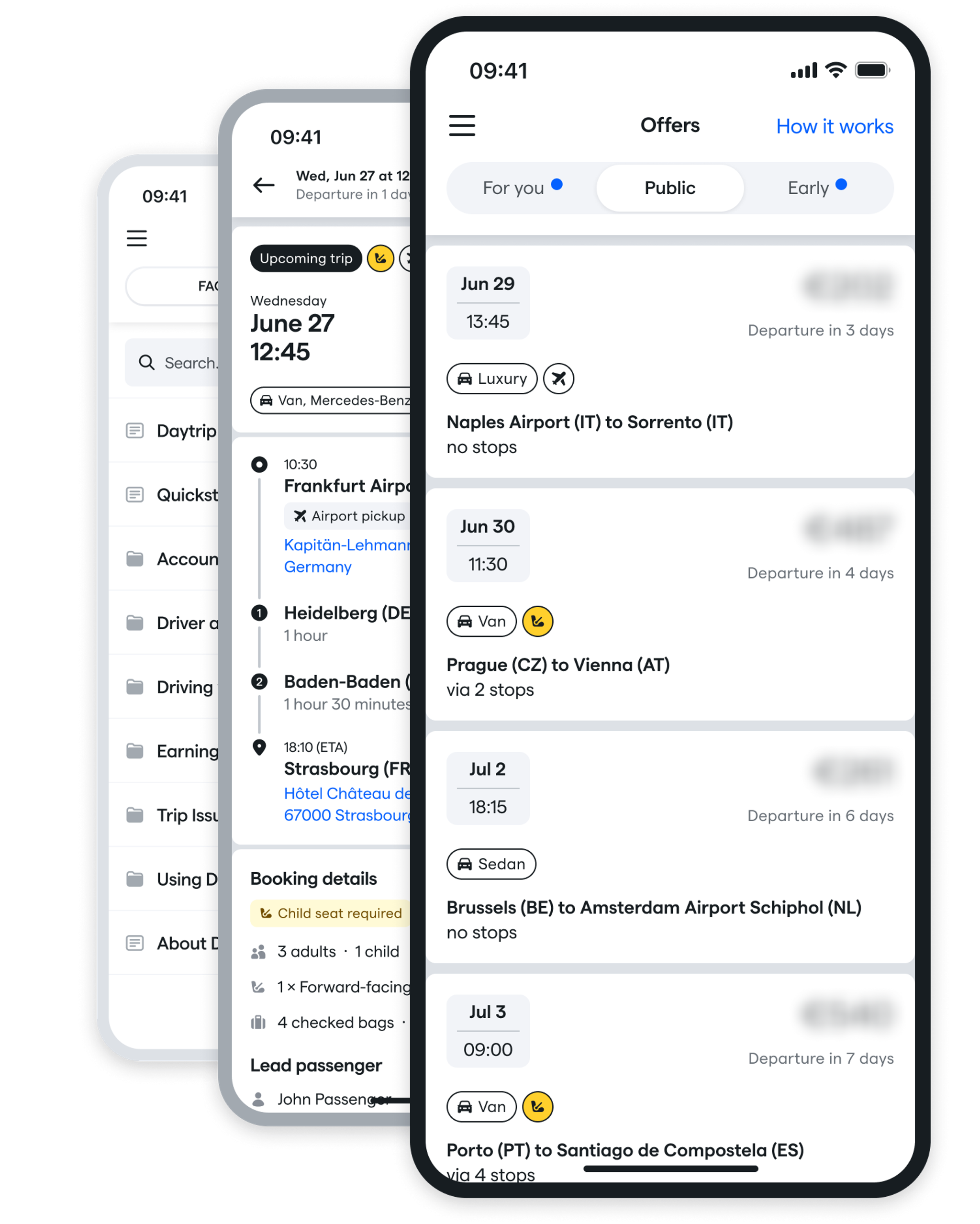 Handle every step on the app