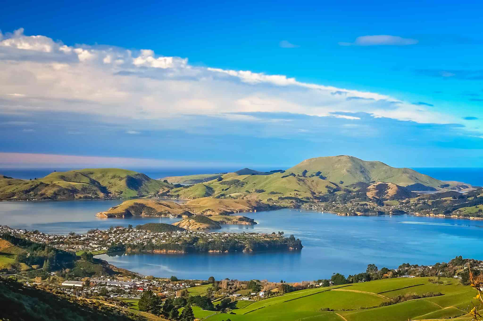 Blick auf die Landschaft von Dunedin - private Tagesreise von Christchurch - Foto 2