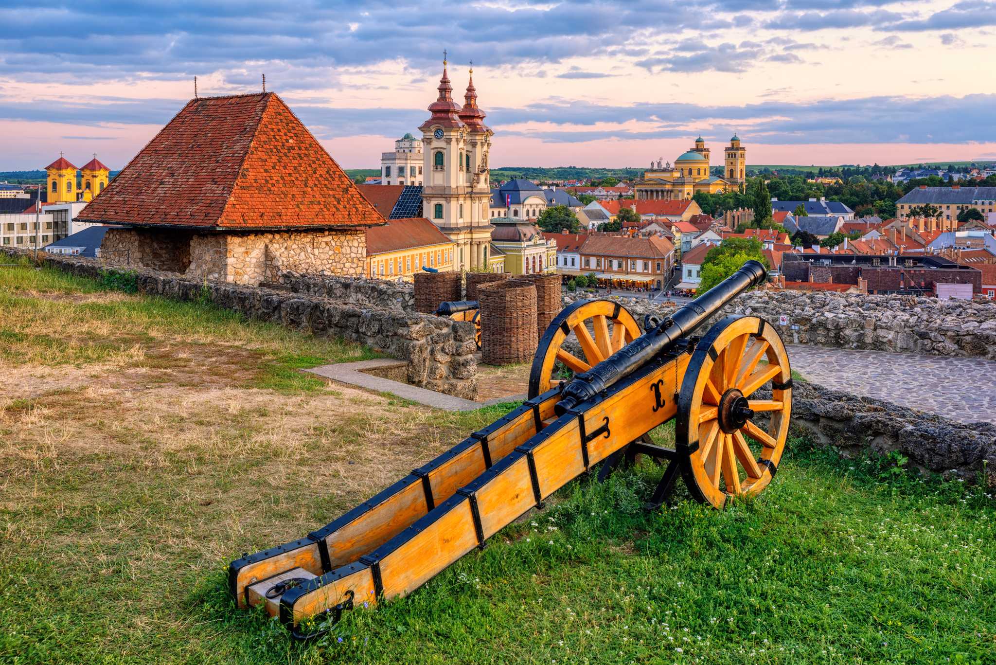 Itinerary stop at Eger on private day trip from Budapest