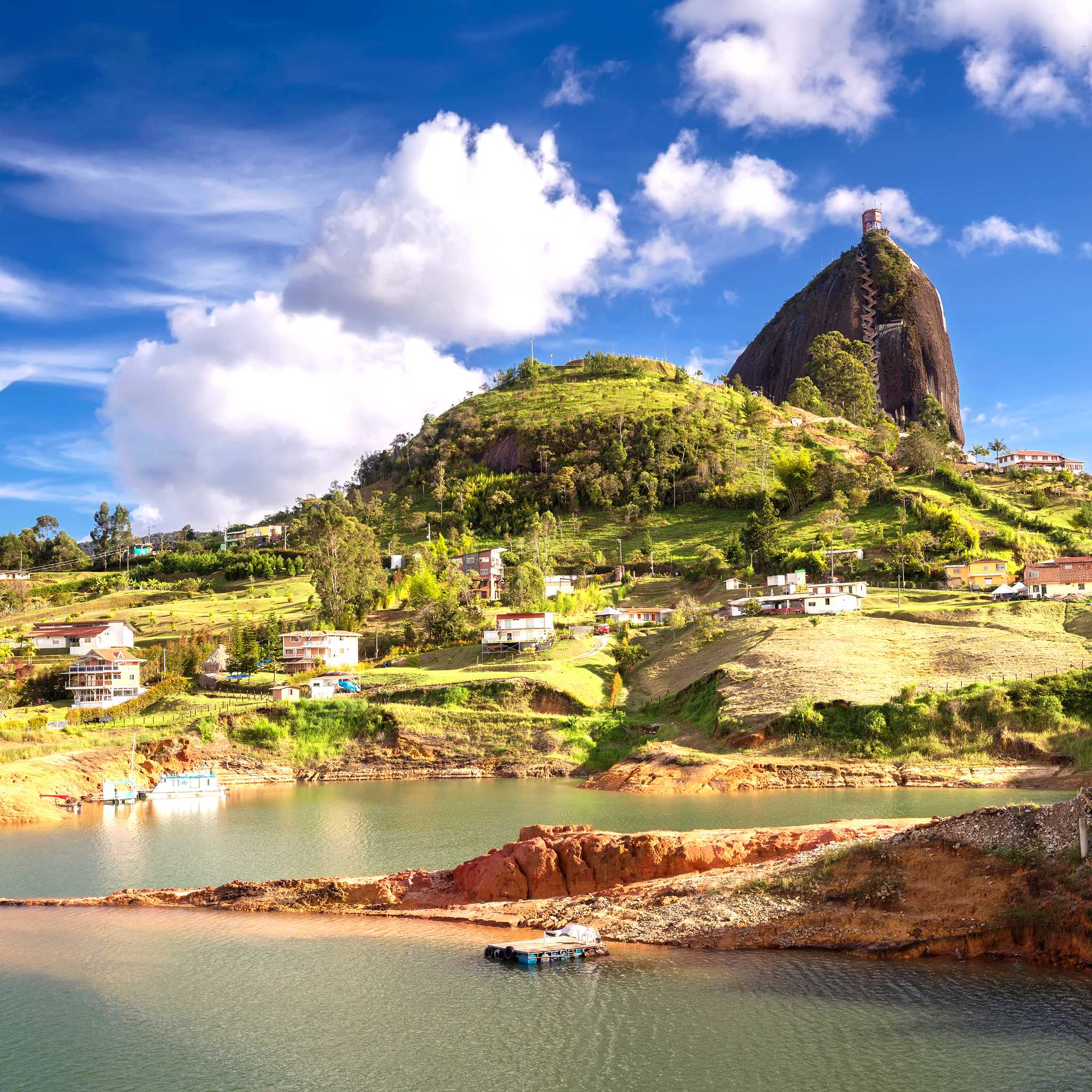 Guatape colors and El Penol Rock views: Day trip from Medellin