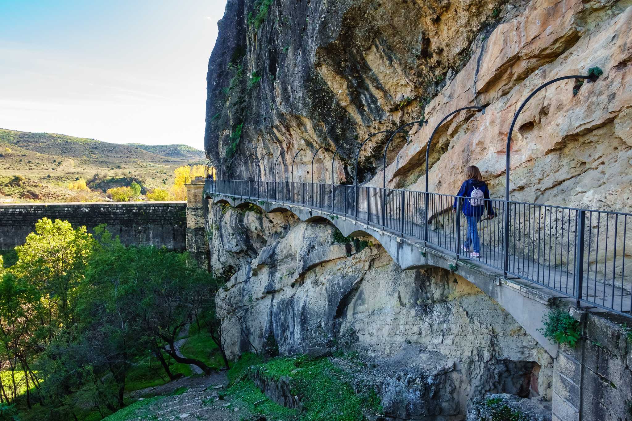Itinerary stop at El Ponton de la Oliva on private day trip from Madrid
