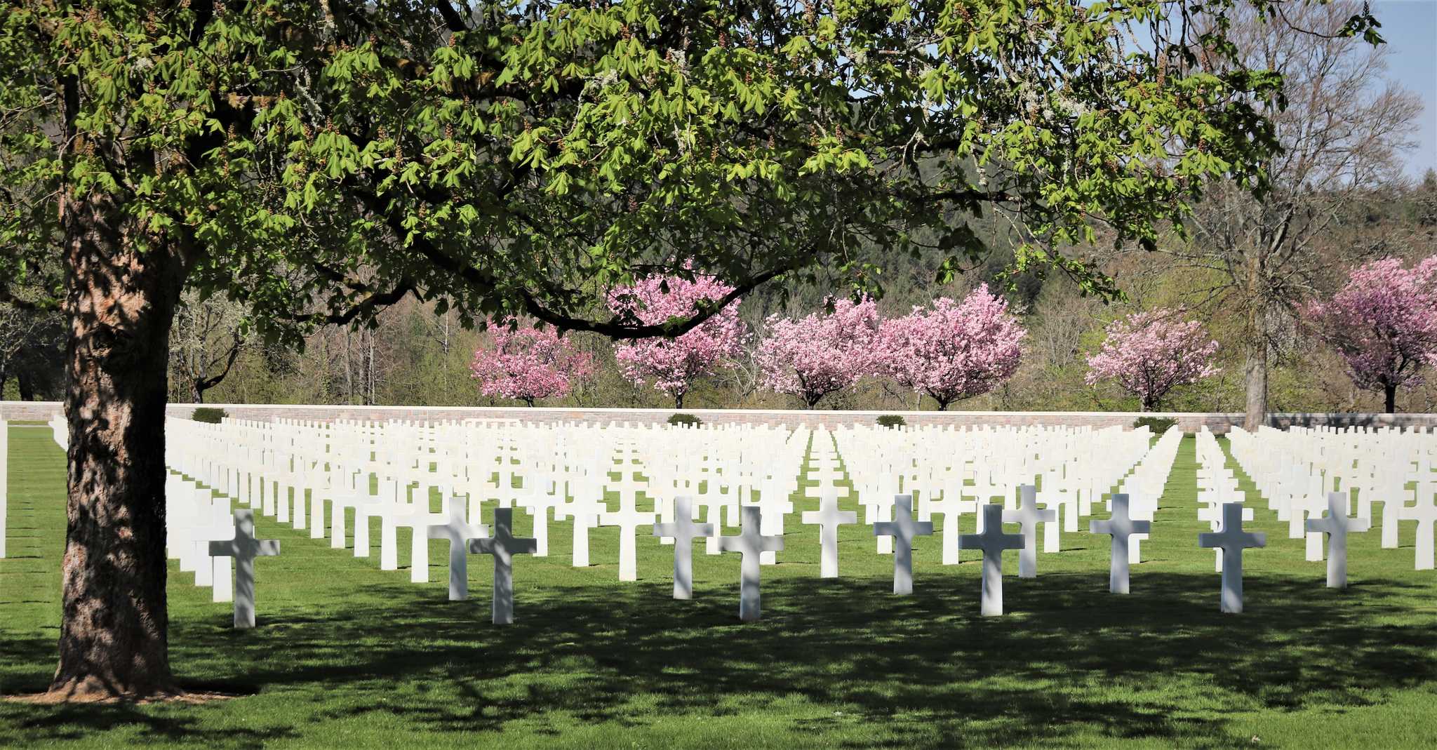 Servicios de traslado en coche privado en Cementerio Americano de Épinal - vista panorámica de Cementerio Americano de Épinal en Francia
